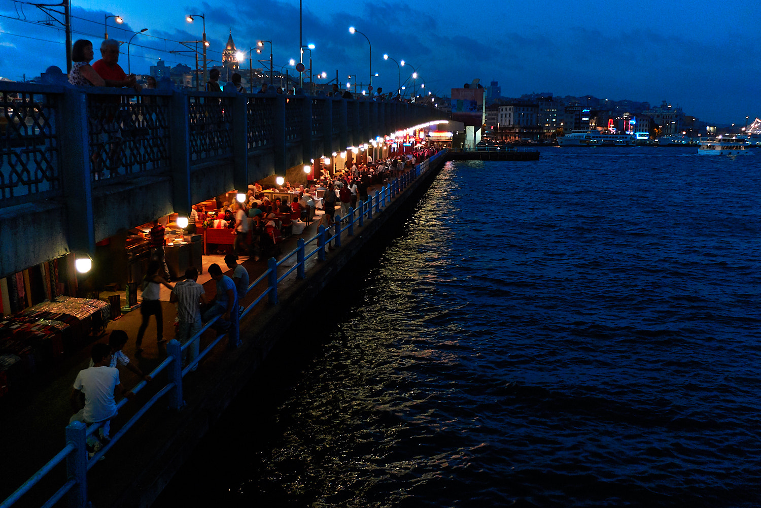 Panasonic Lumix DMC-LX3 sample photo. Istanbul bridge photography