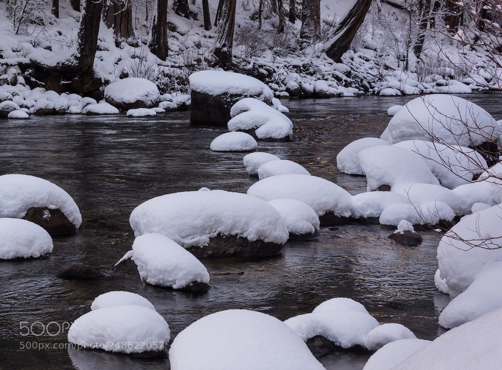 Nikon D7100 sample photo. Merced river - yosemite photography