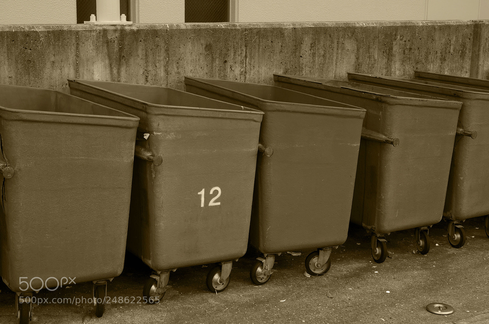 Nikon D90 sample photo. A trush basket photography