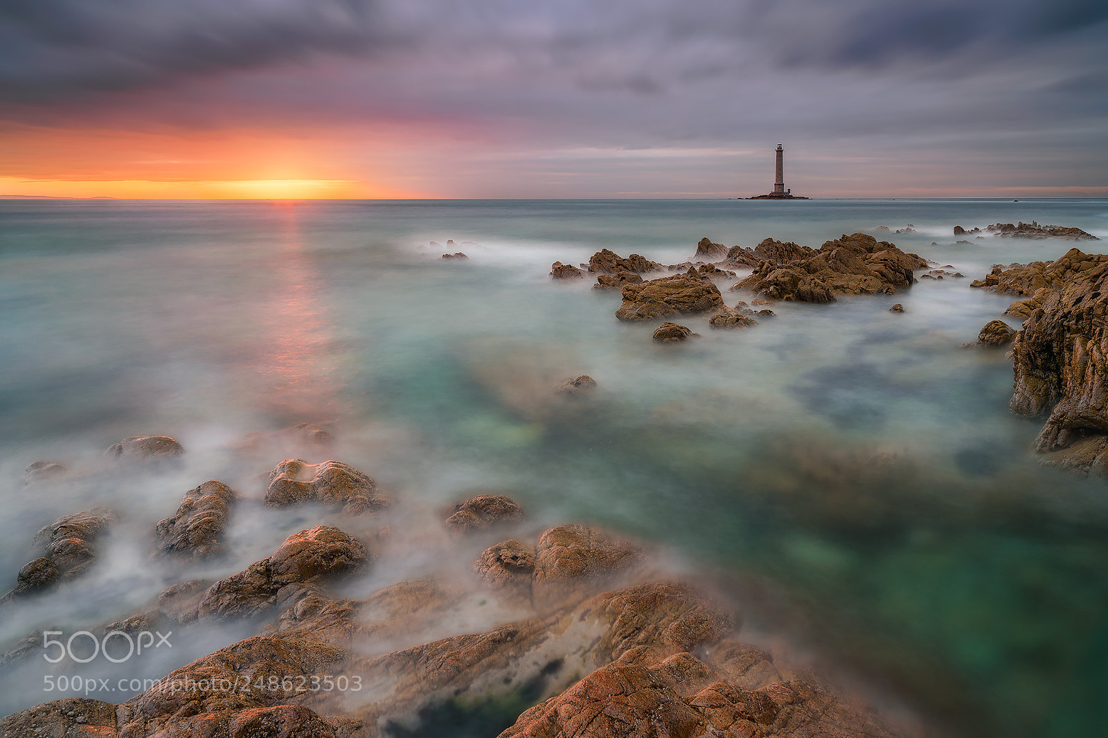 Nikon D810 sample photo. Phare de la hague photography