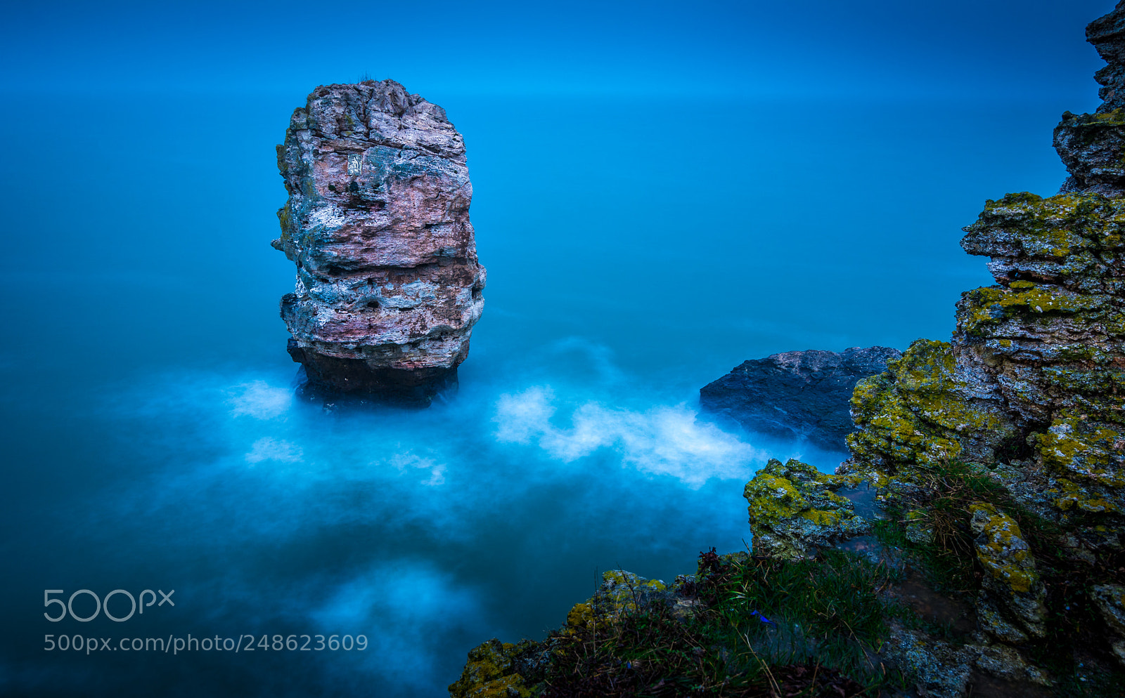 Nikon D7100 sample photo. Frozen rock photography
