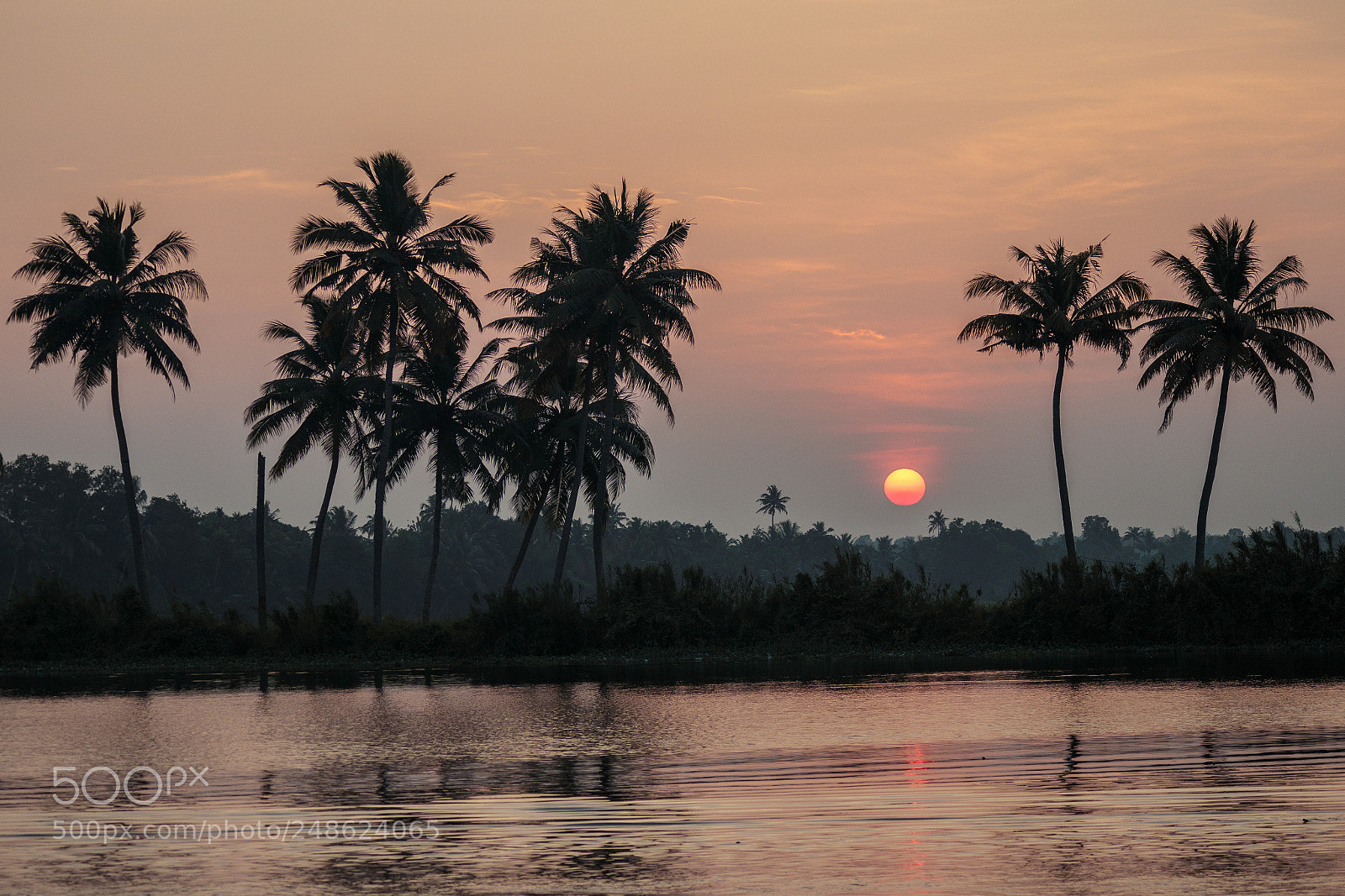 Canon EOS M6 sample photo. Backwaters sunset photography