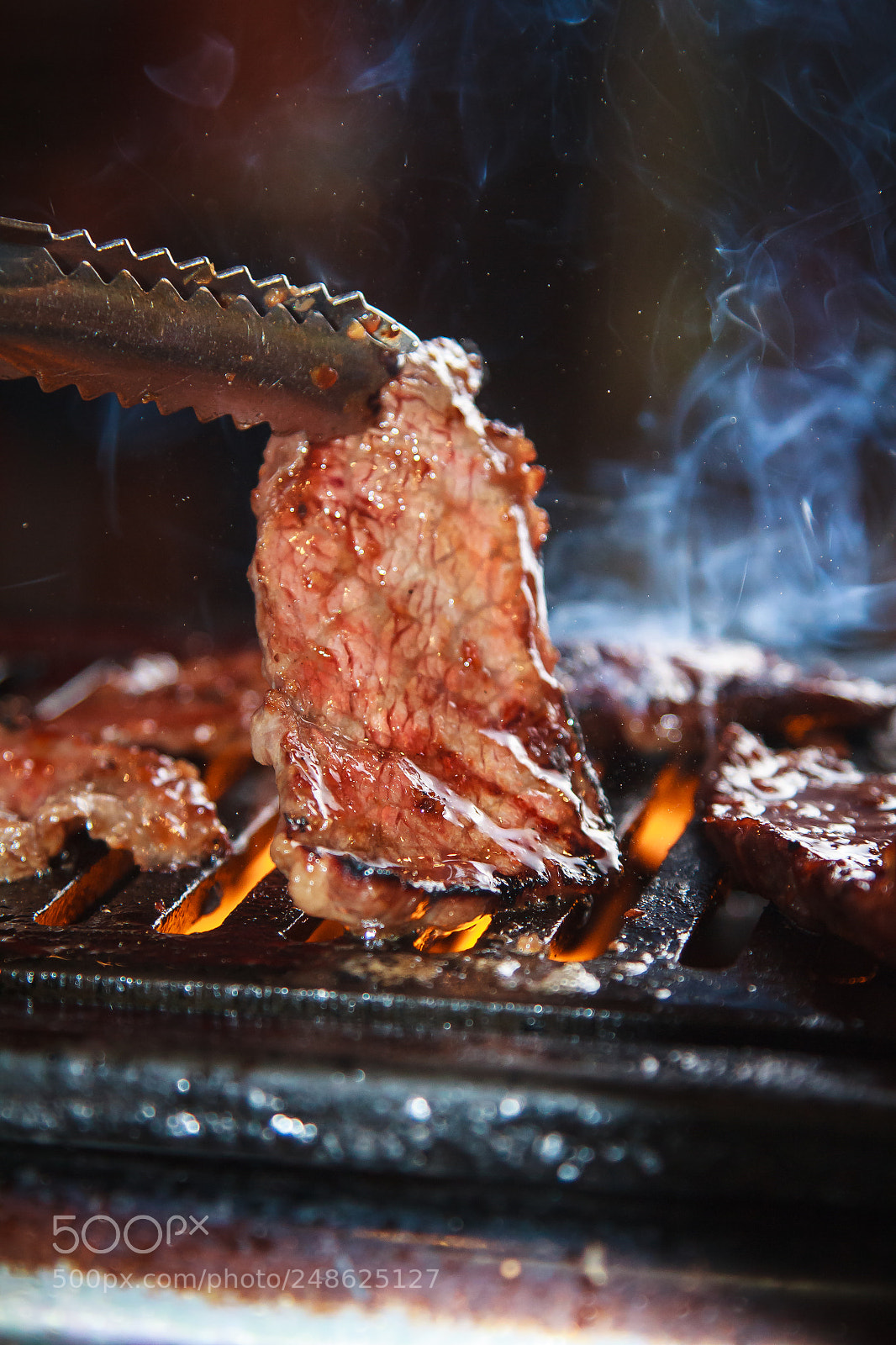 Canon EOS 60D sample photo. Grilling beef photography