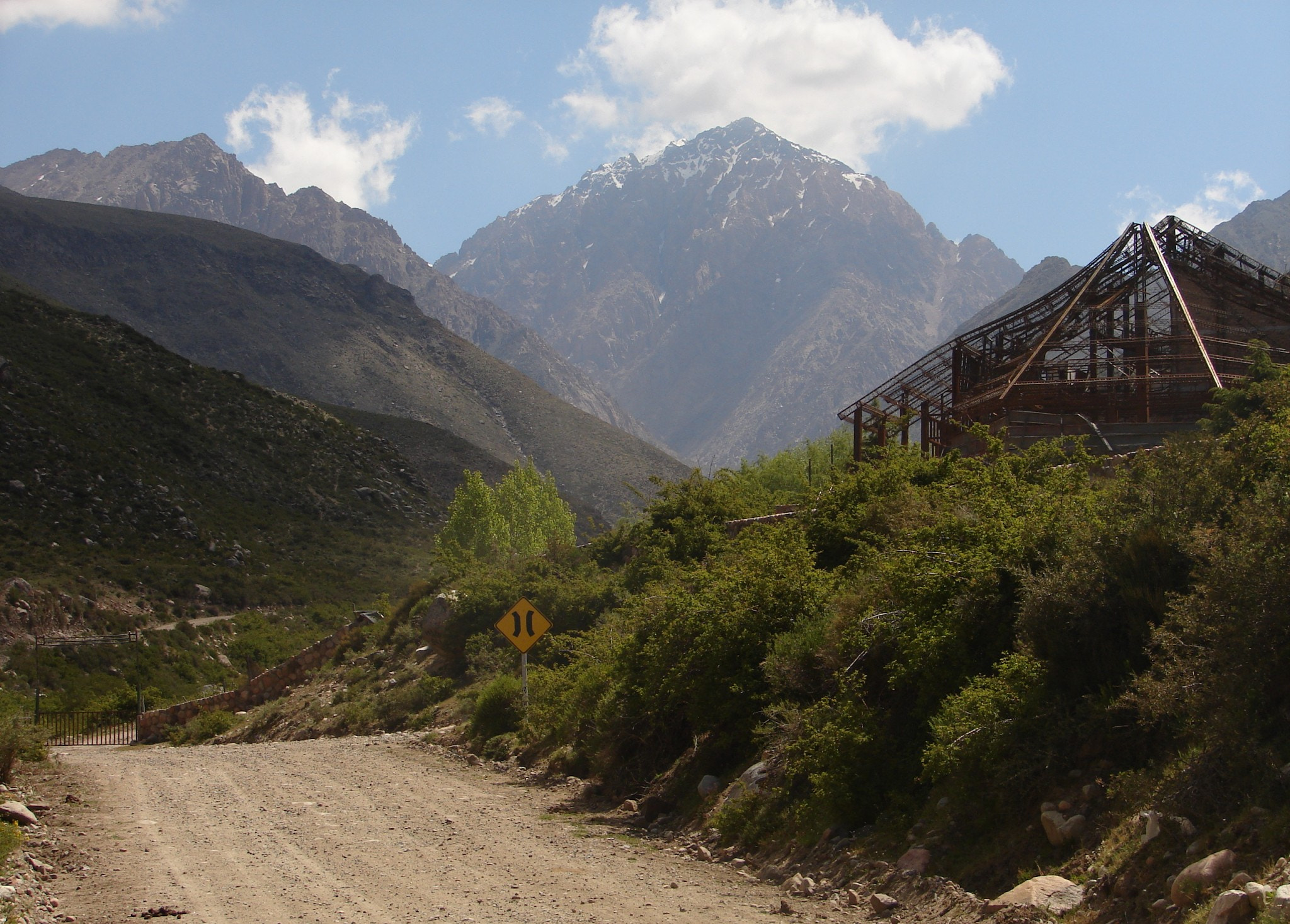 Sony DSC-H2 sample photo. Cordillera de los andes, mendoza, argentina photography