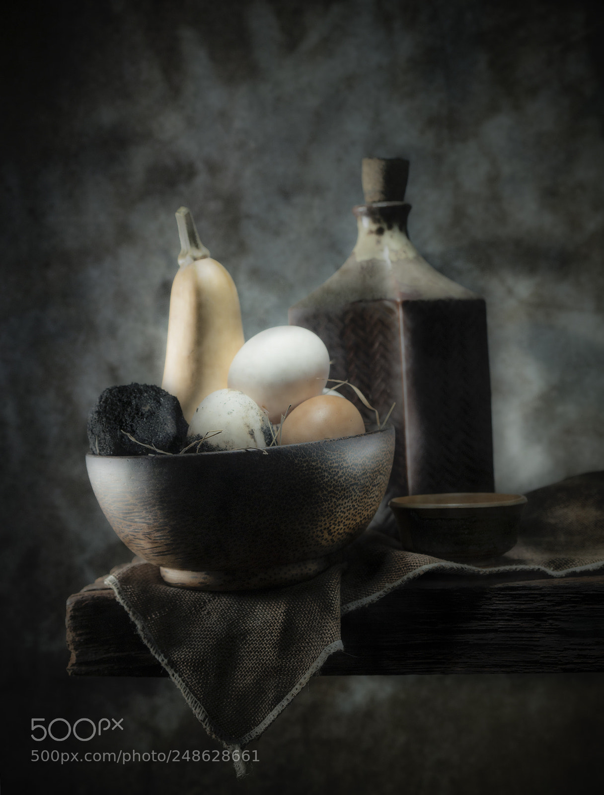 Olympus OM-D E-M5 sample photo. Eggs in a wooden photography