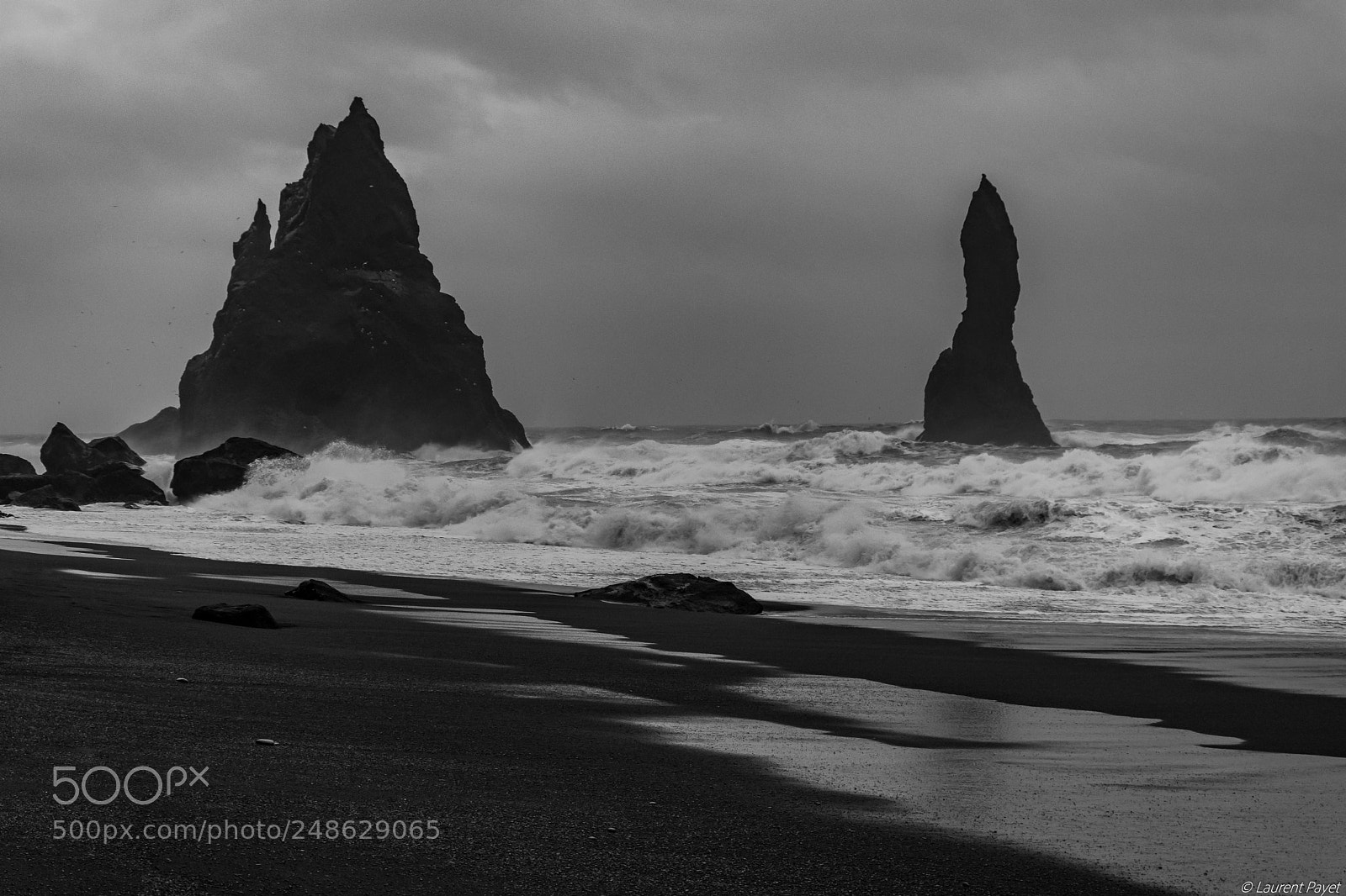 Nikon D7200 sample photo. Black beach photography