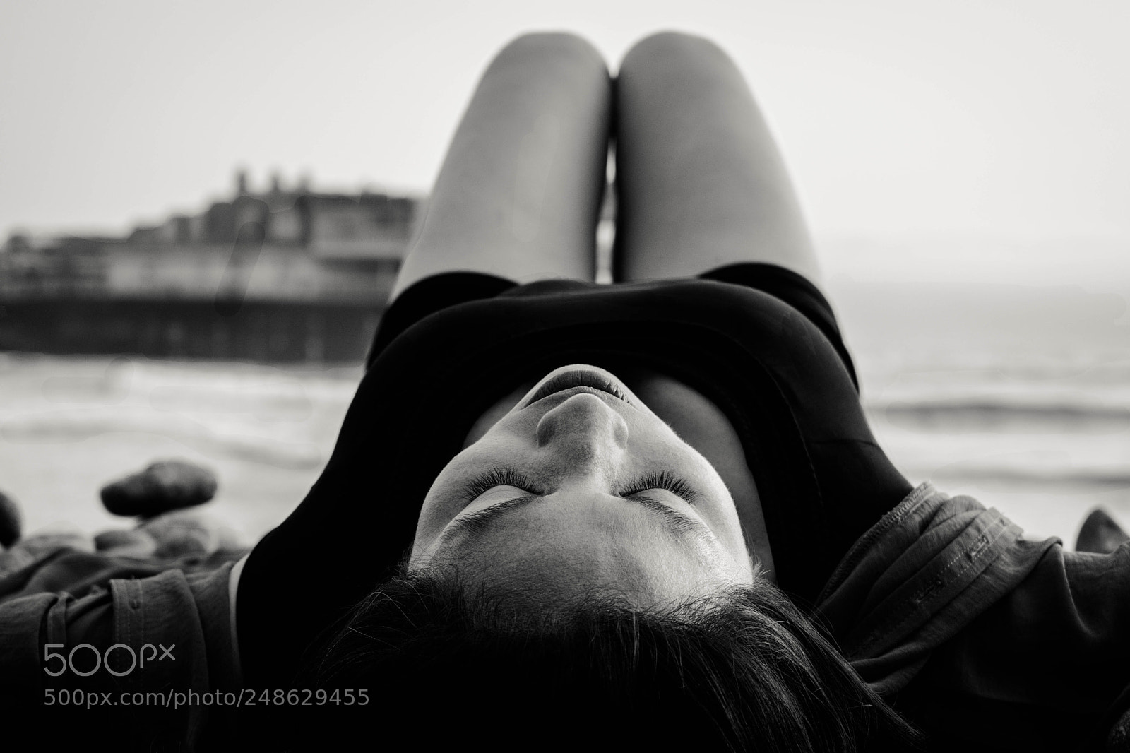 Nikon D5300 sample photo. Sexy black and white photography