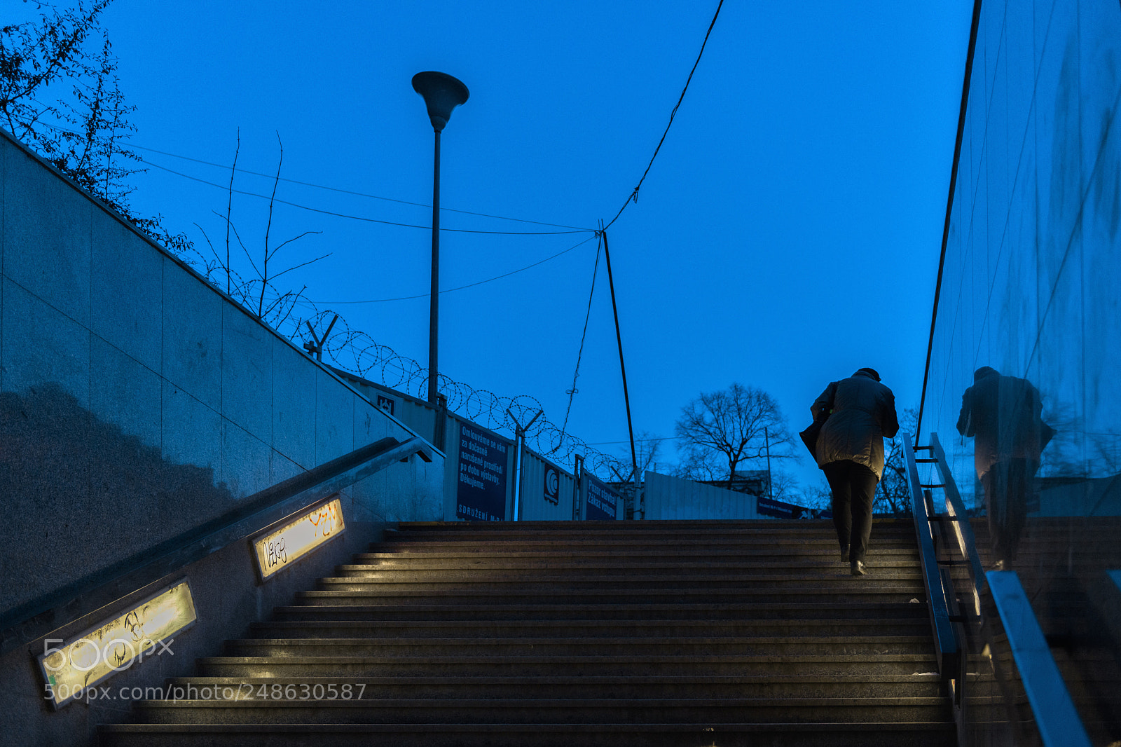 Nikon D800 sample photo. Prague metro photography