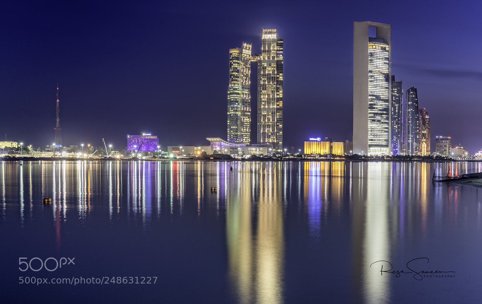 Sony a9 sample photo. Corniche skyline photography