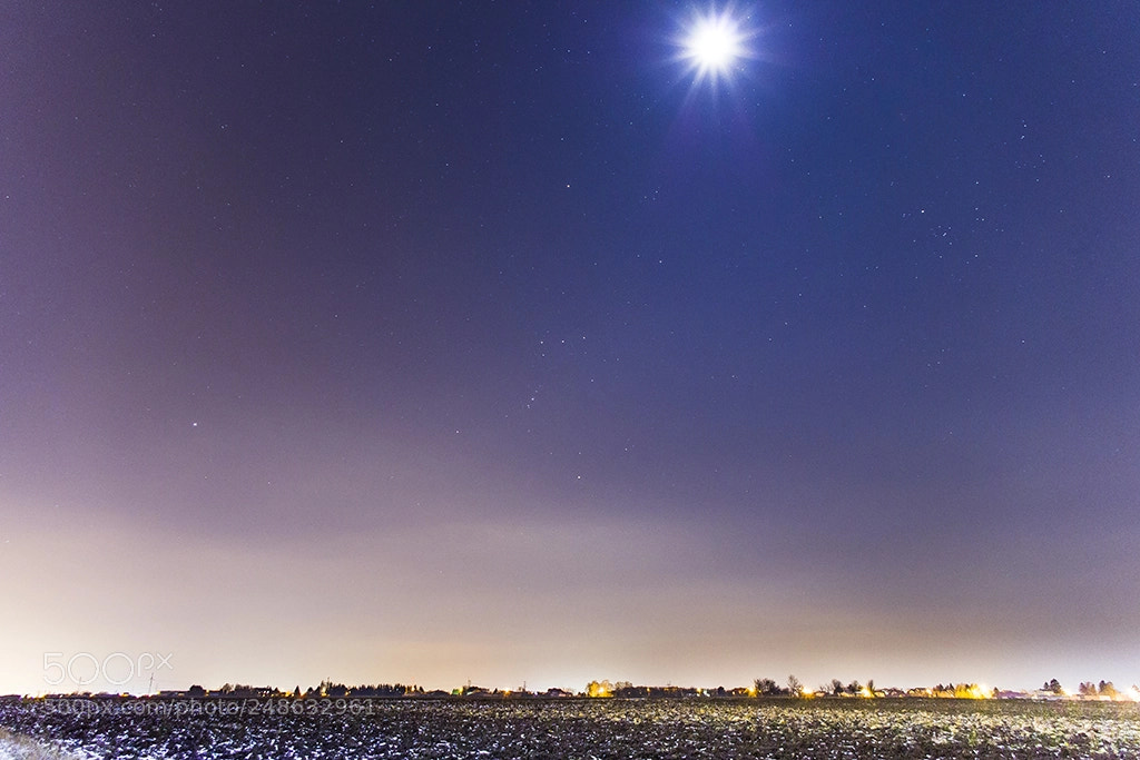 Pentax K-S2 sample photo. Full moon photography