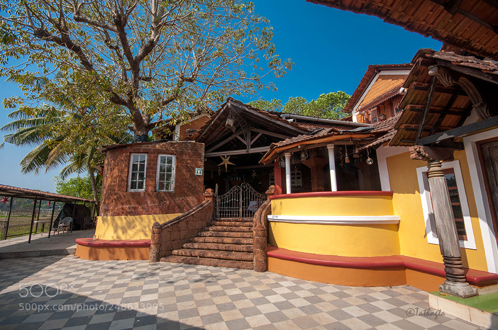 Nikon D90 sample photo. Goan house photography