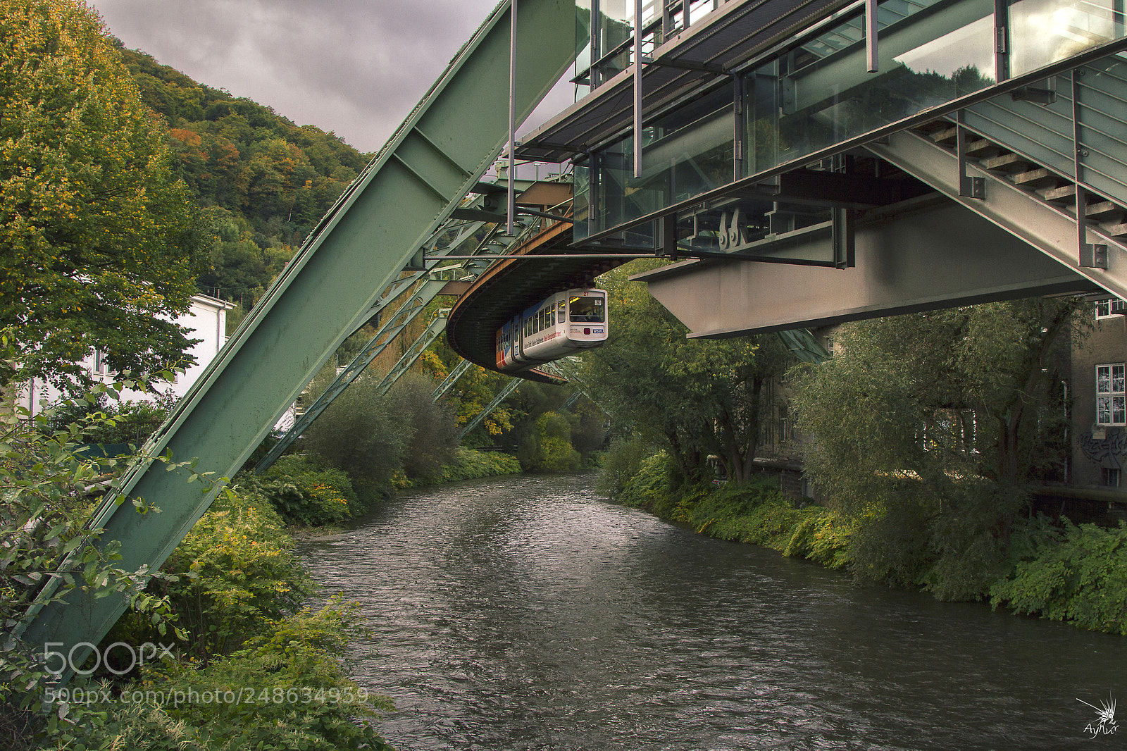 Canon EOS 7D sample photo. Schwebebahn photography