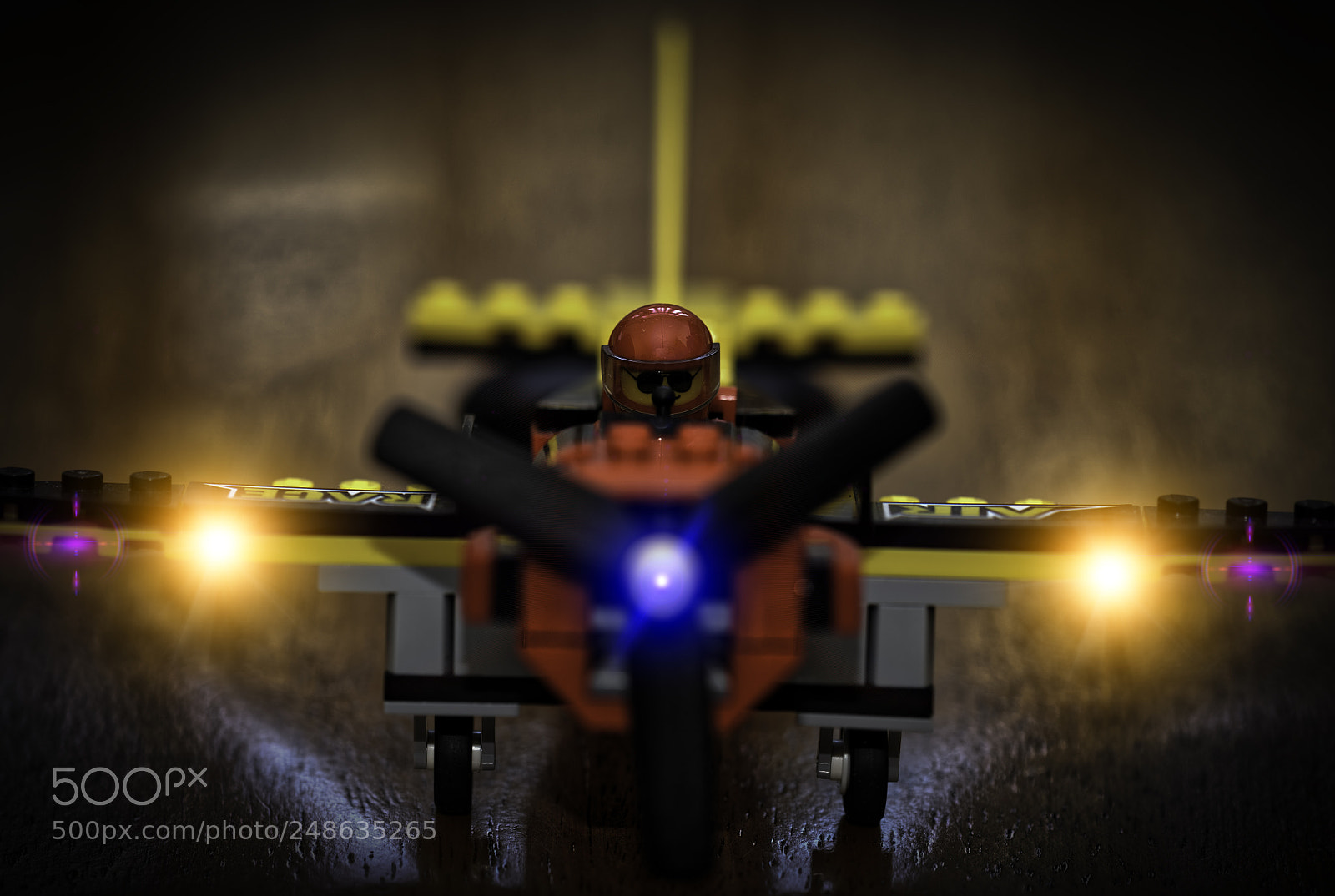 Nikon D810 sample photo. Lego plane photography