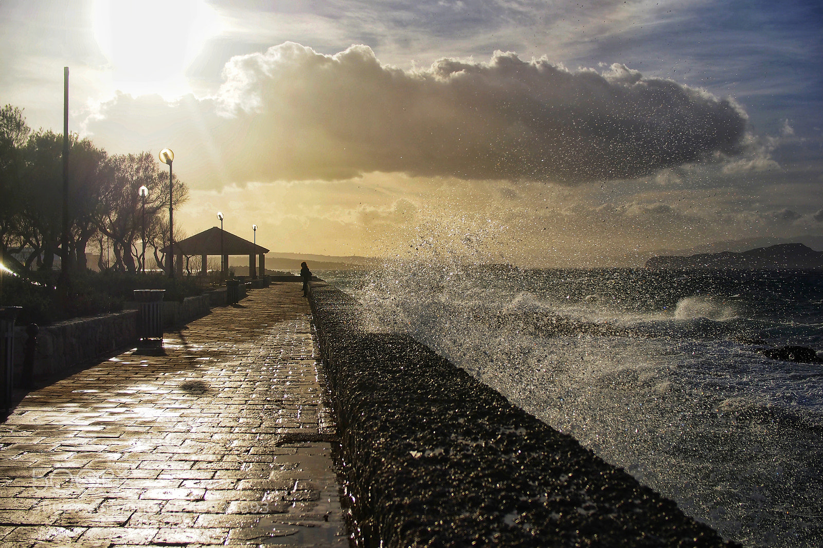 Olympus OM-D E-M5 sample photo. Walking with the waves photography
