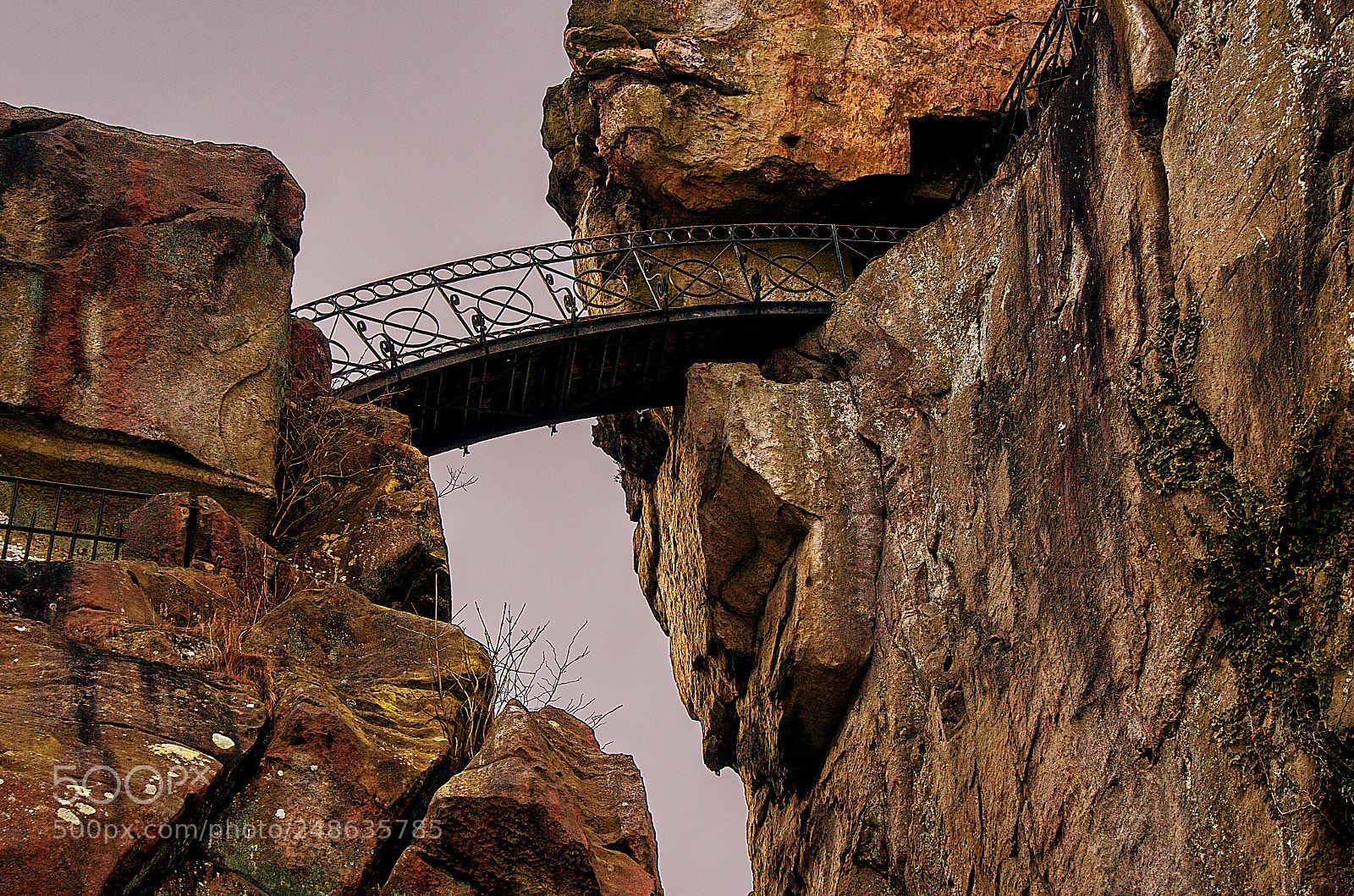 Pentax K-30 sample photo. Brigde in the rocks photography