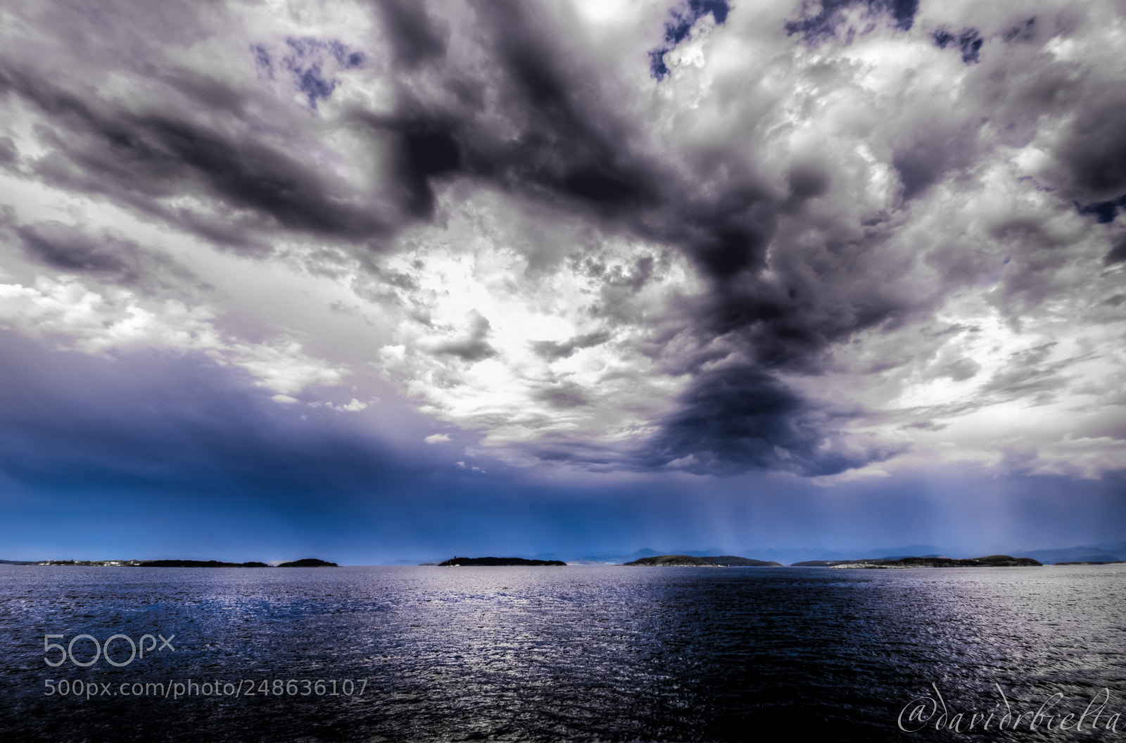 Nikon D300 sample photo. Storm in lysefjorden photography