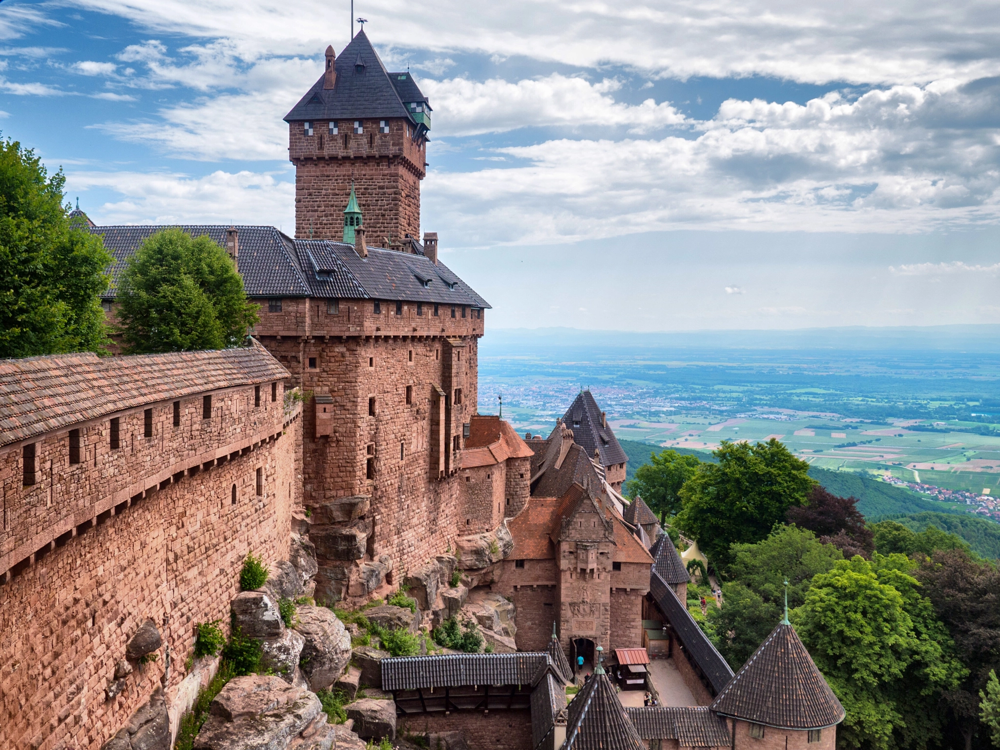 Поездка в Эльзас - 10. Замок Высокий Кёнигсбург (Chateau du  Haut-Koenigsbourg)