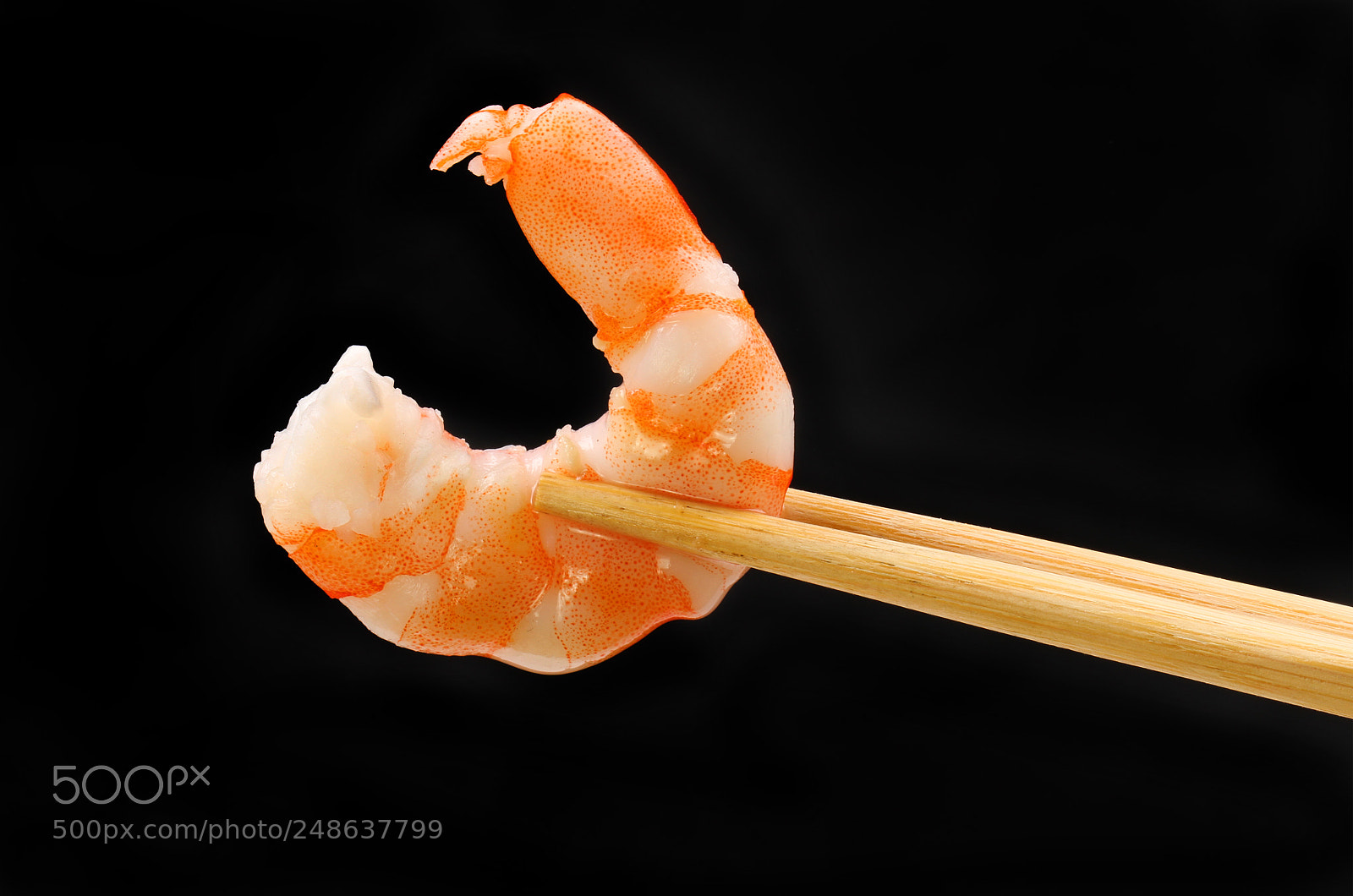 Canon EOS 7D sample photo. King prawn in chopsticks photography