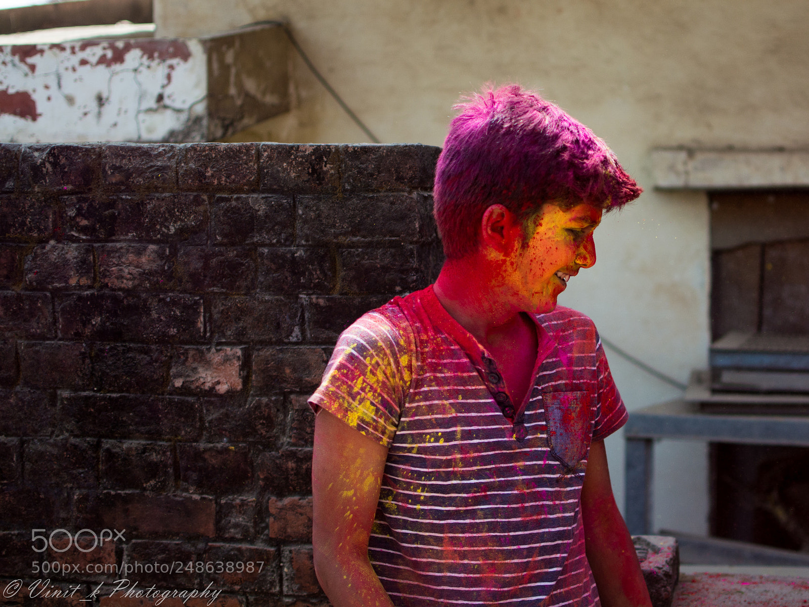 Nikon D5200 sample photo. Holi 2018 photography