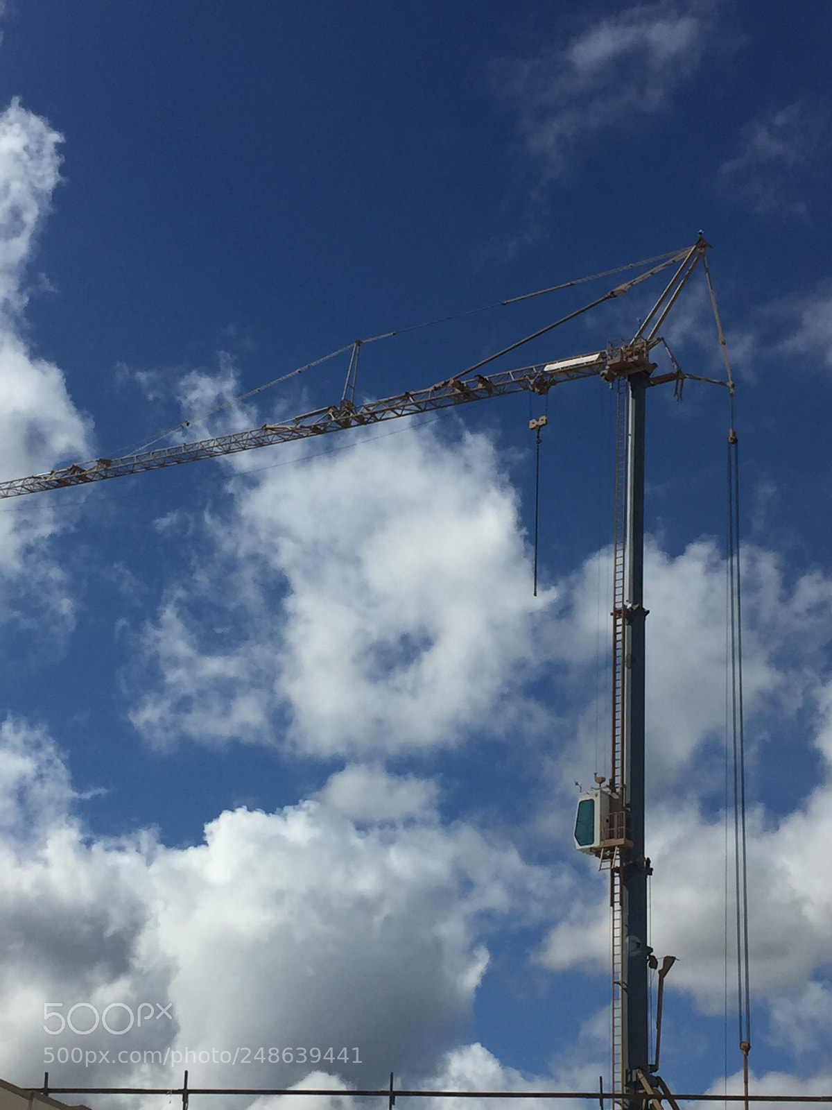 Apple iPhone 6 sample photo. Blue skies and progress photography