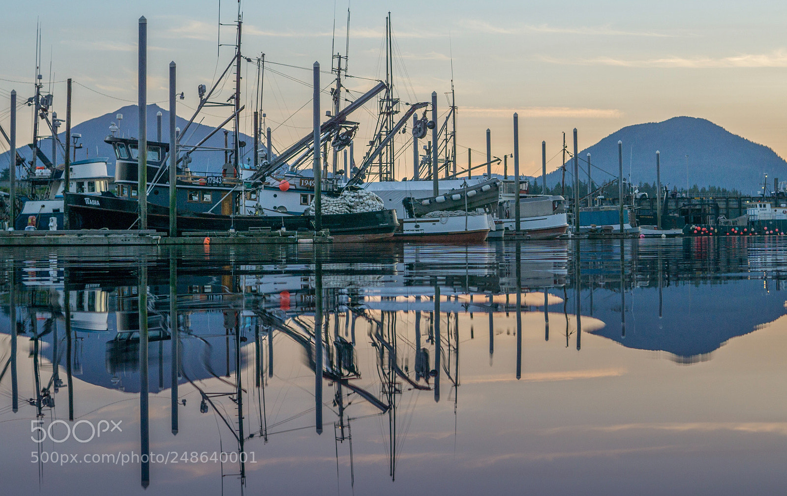 Sony a6000 sample photo. Sunset at ketchikan harbor photography