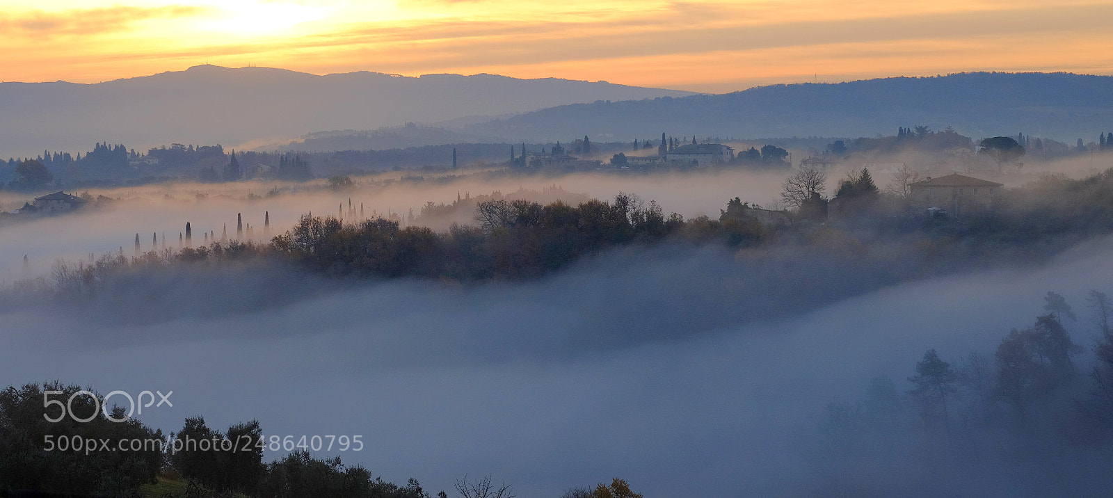Fujifilm X-M1 sample photo. Mist in the hills photography