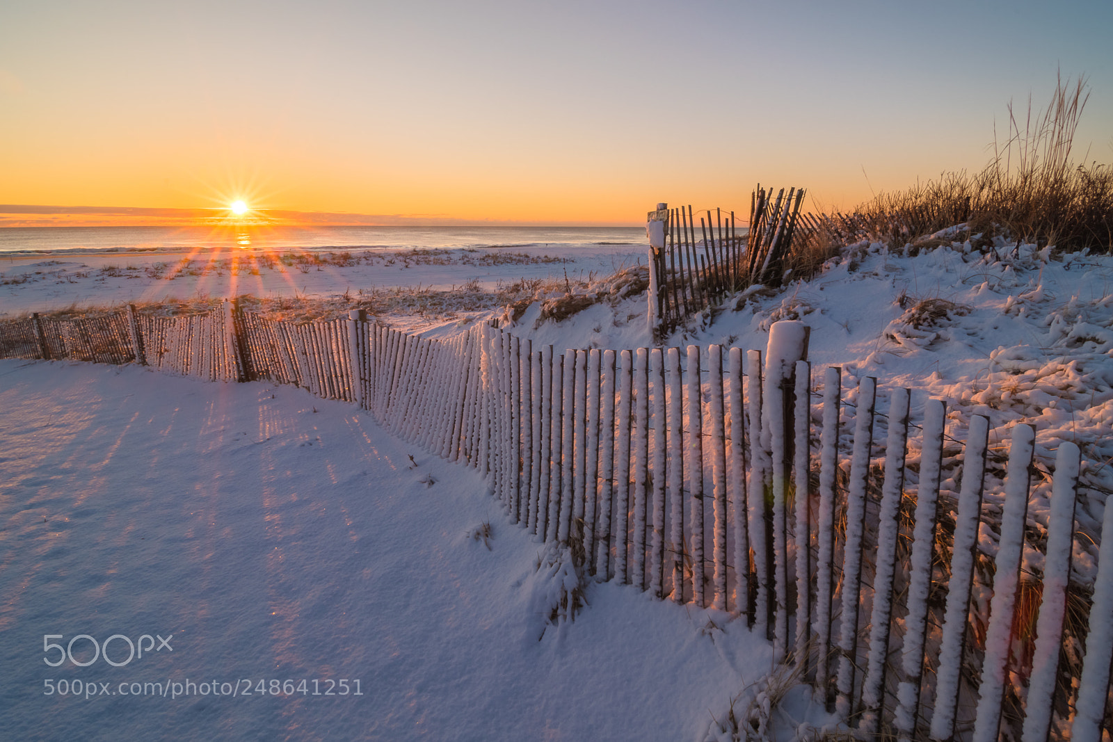 Nikon D5500 sample photo. Snow on the beach photography