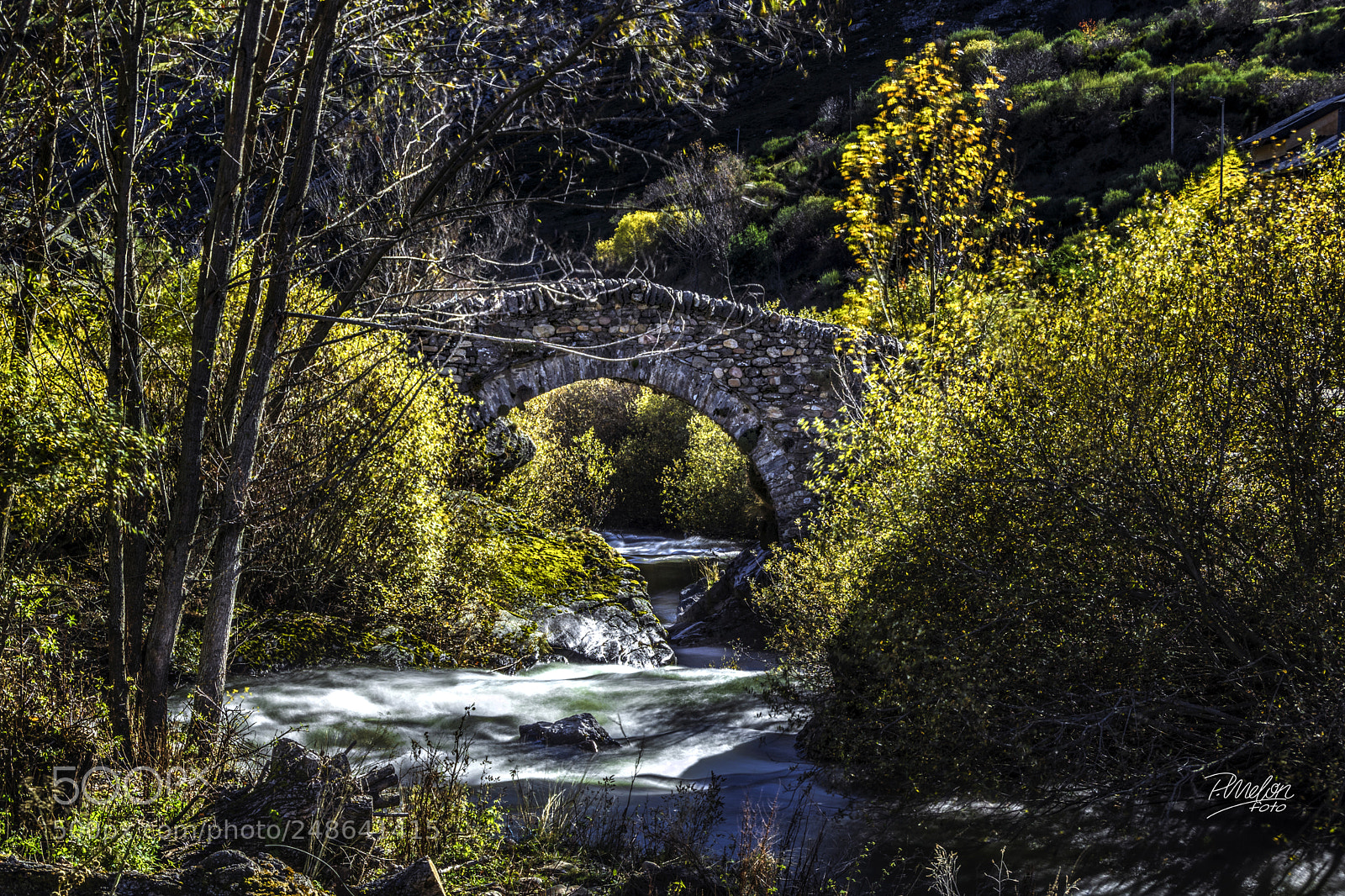 Sony SLT-A68 sample photo. Puente medieval de cerulleda photography