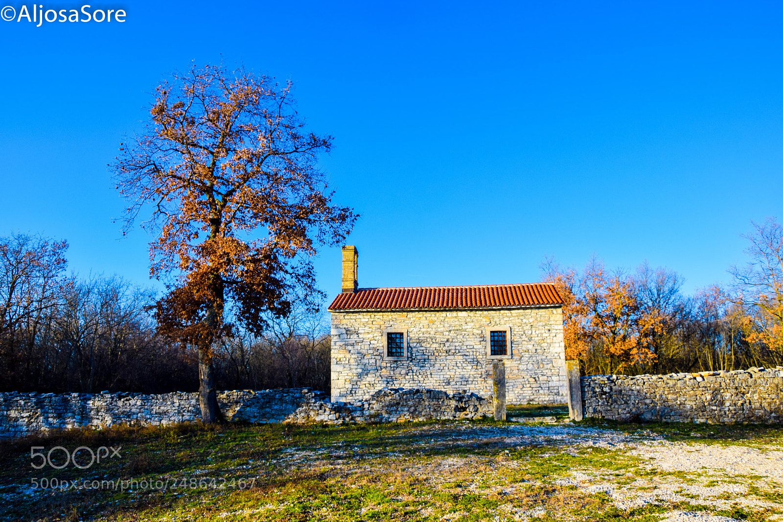 Nikon D5300 sample photo. Lonely church photography