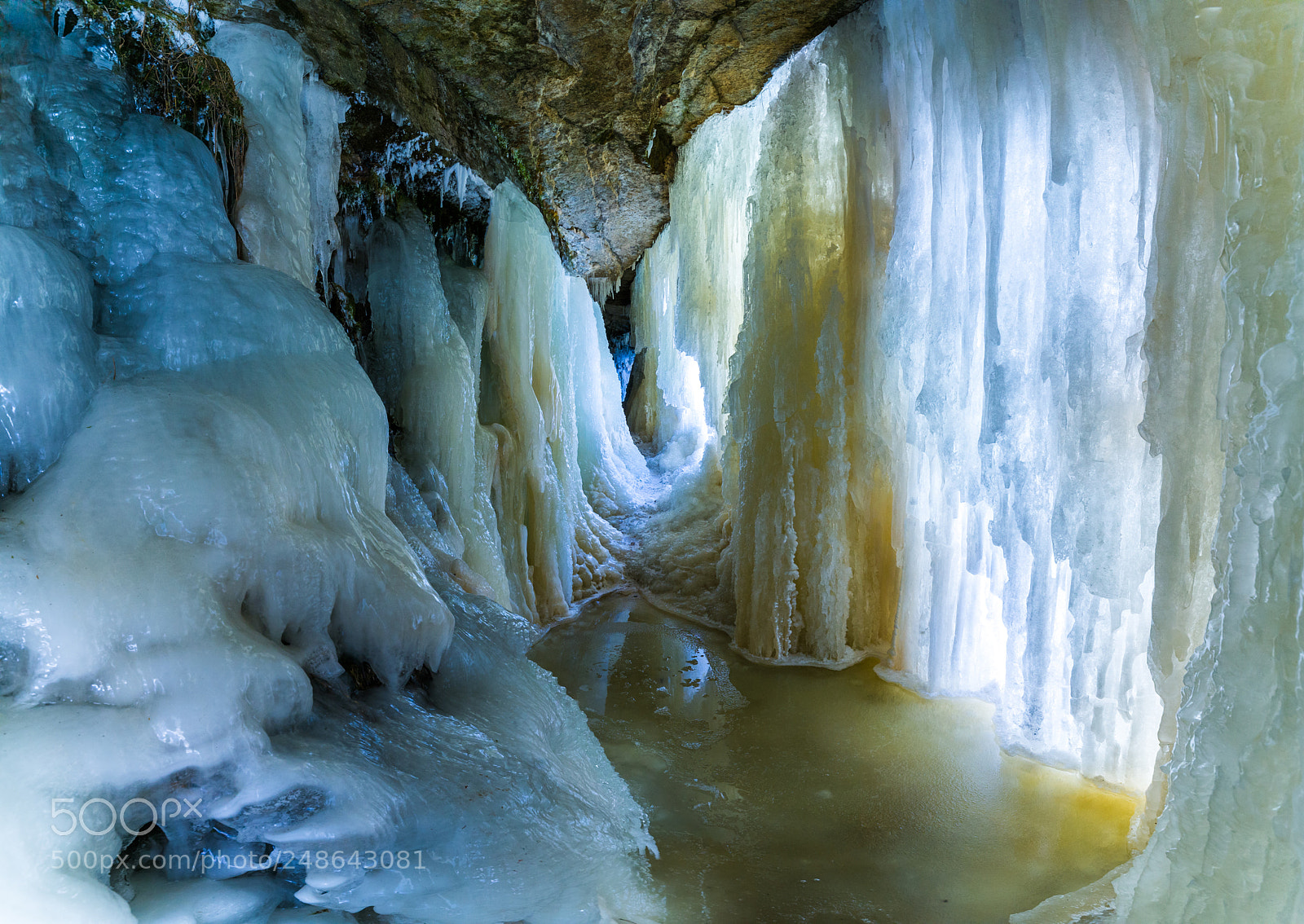 Nikon D610 sample photo. Frozen waterfall 2 photography
