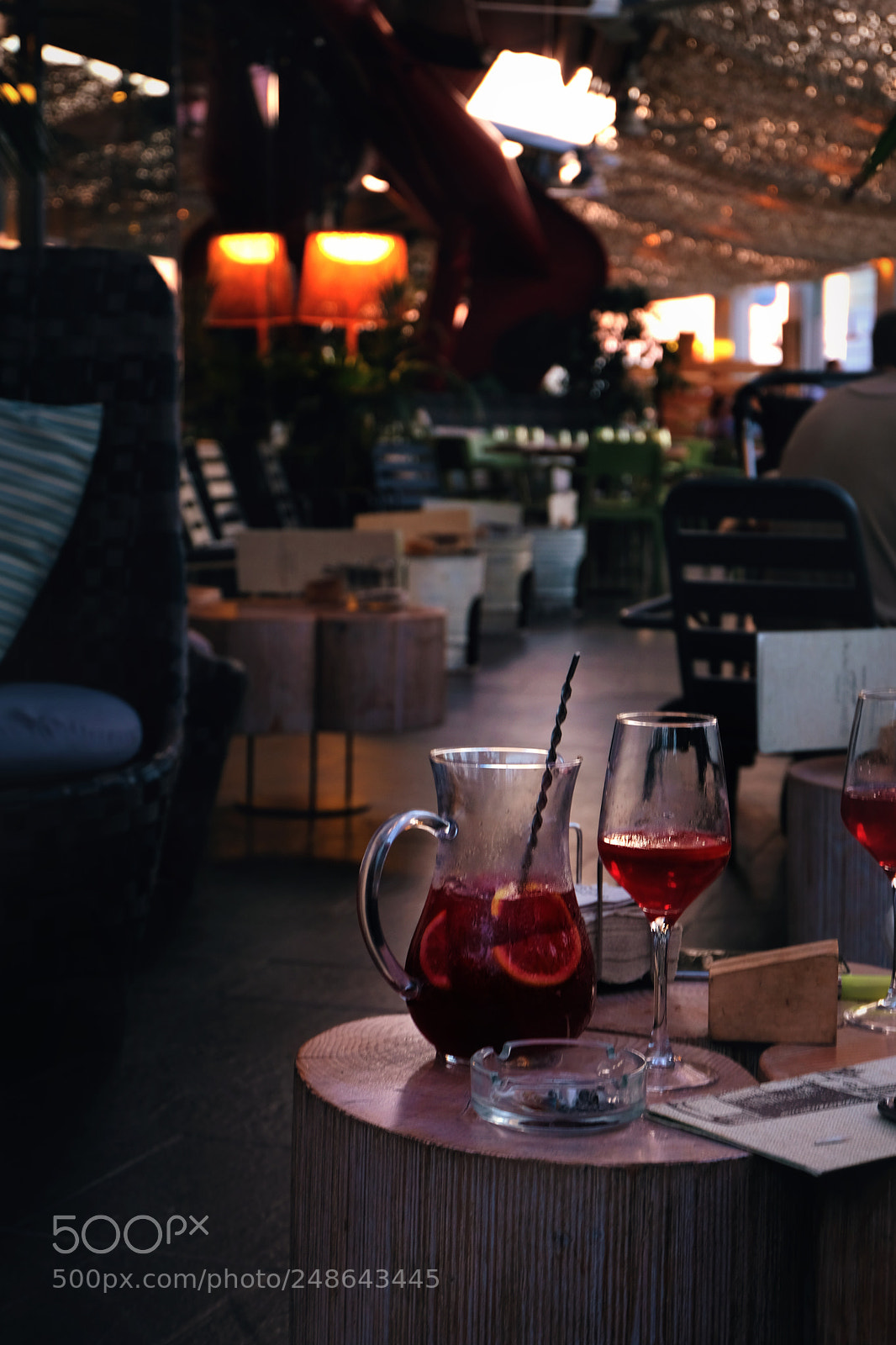 Fujifilm X-T20 sample photo. Evening sangria in barcelona photography