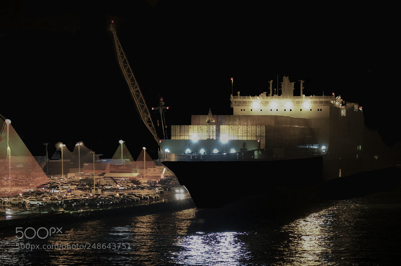 Sony Cyber-shot DSC-RX10 III sample photo. Nightship photography