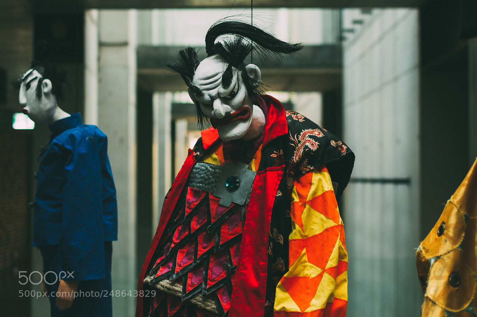 Nikon D3100 sample photo. Exibition of puppets photography