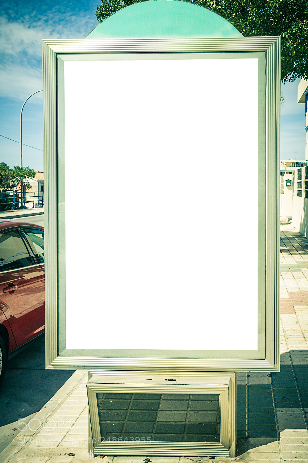 Sony SLT-A57 sample photo. Billboard at bus station photography