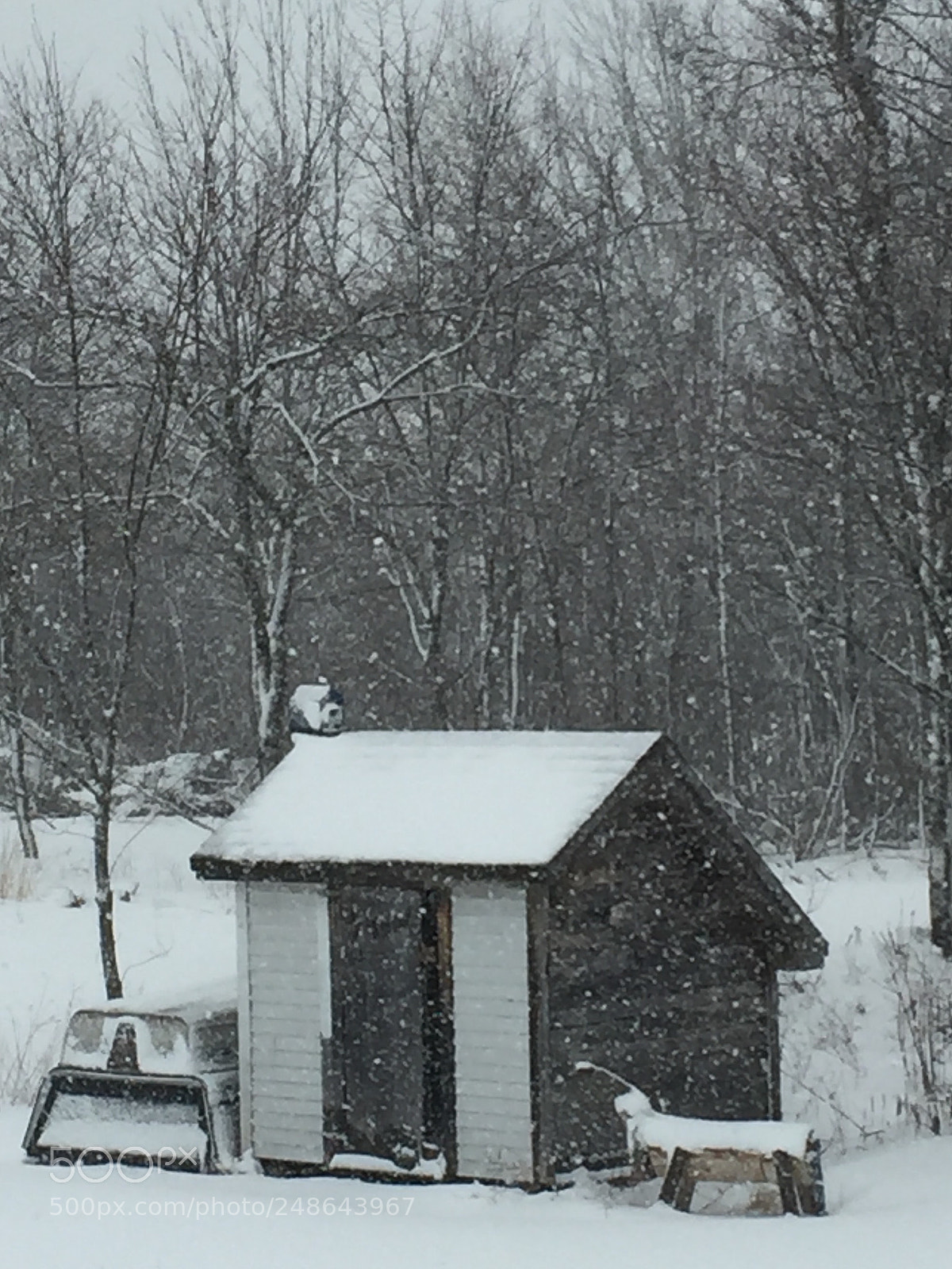 Apple iPhone 6 sample photo. Noreaster in maine photography