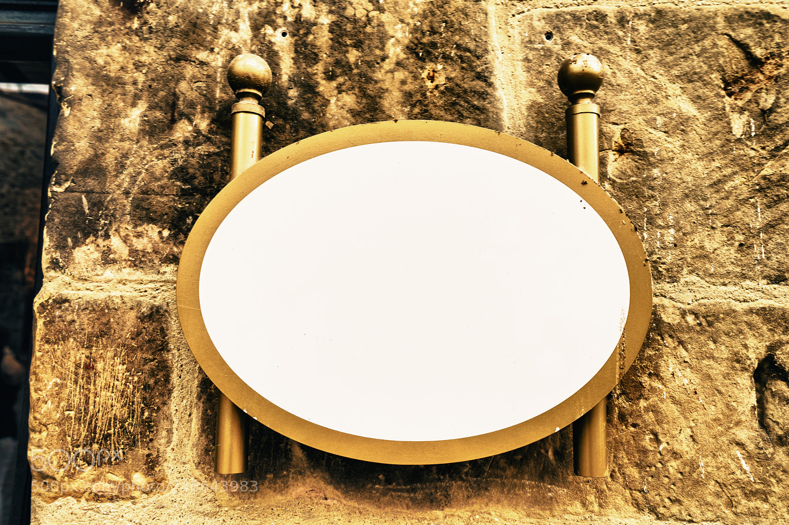 Sony a7 II sample photo. White oval signboard with photography