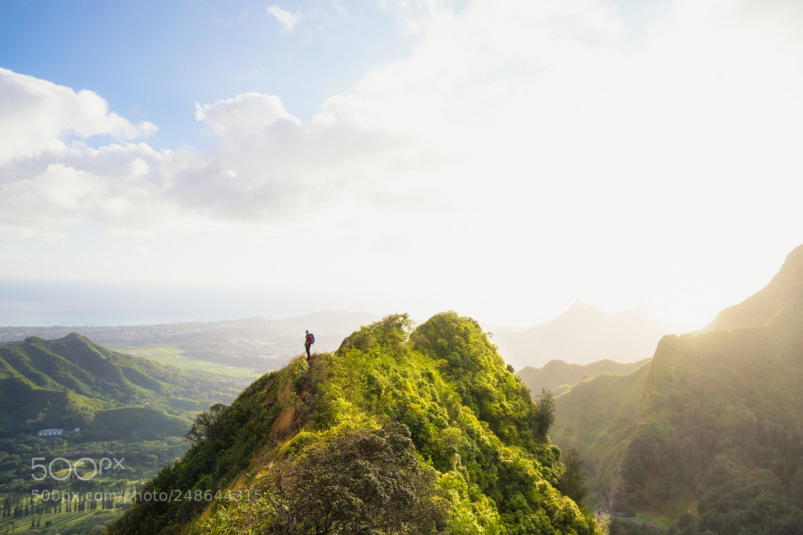 Sony a7R sample photo. Ridge backpacking photography