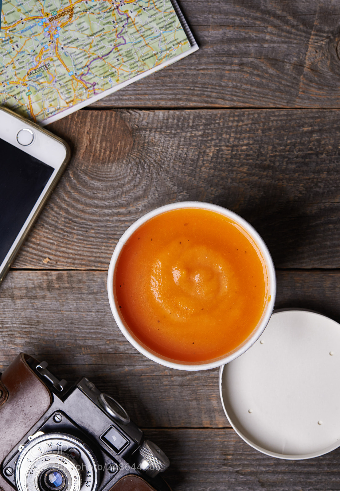 Nikon D600 sample photo. Pumpkin soup take away photography
