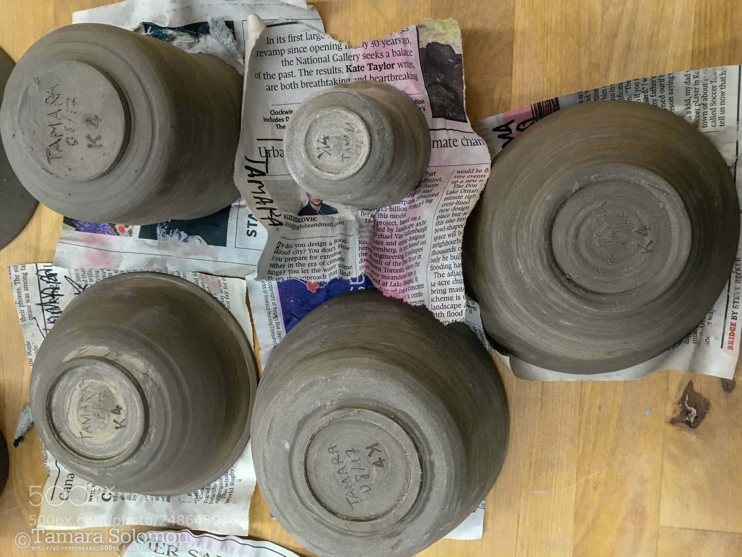 Apple iPhone SE sample photo. Pots in progress photography