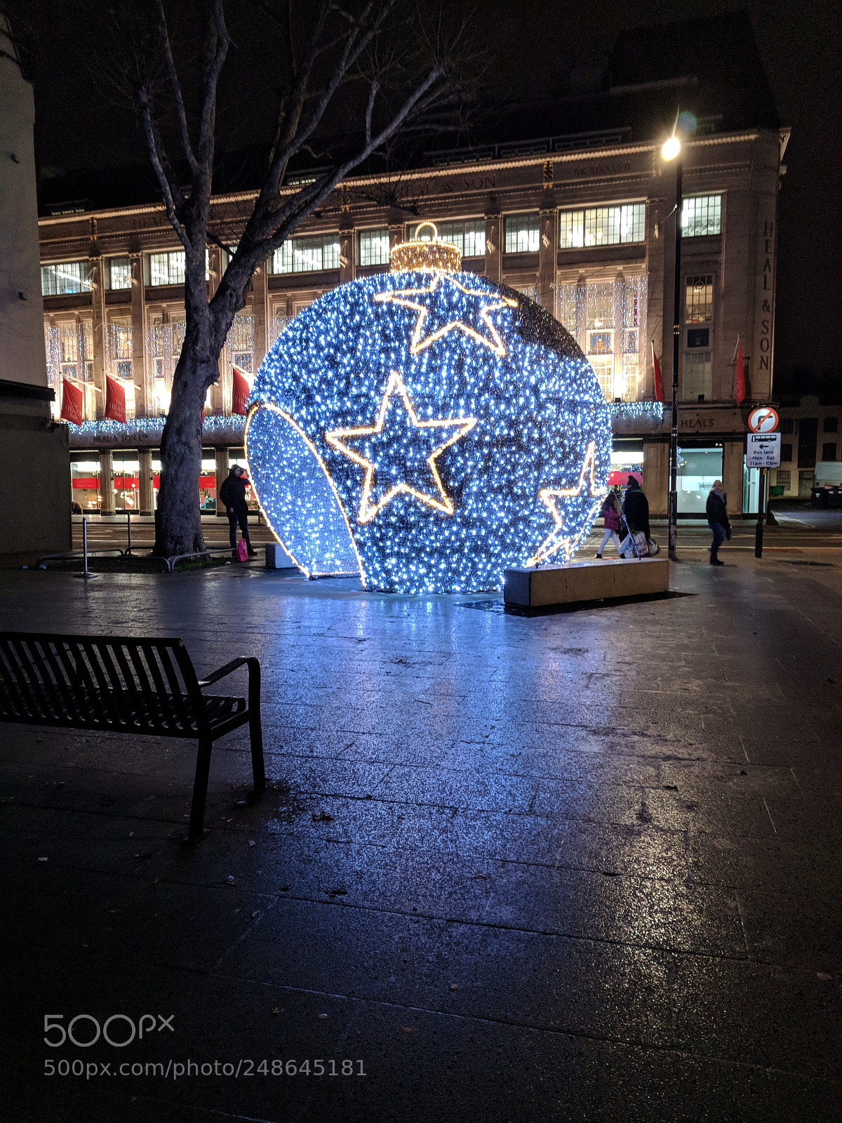Google Pixel sample photo. Lights photography
