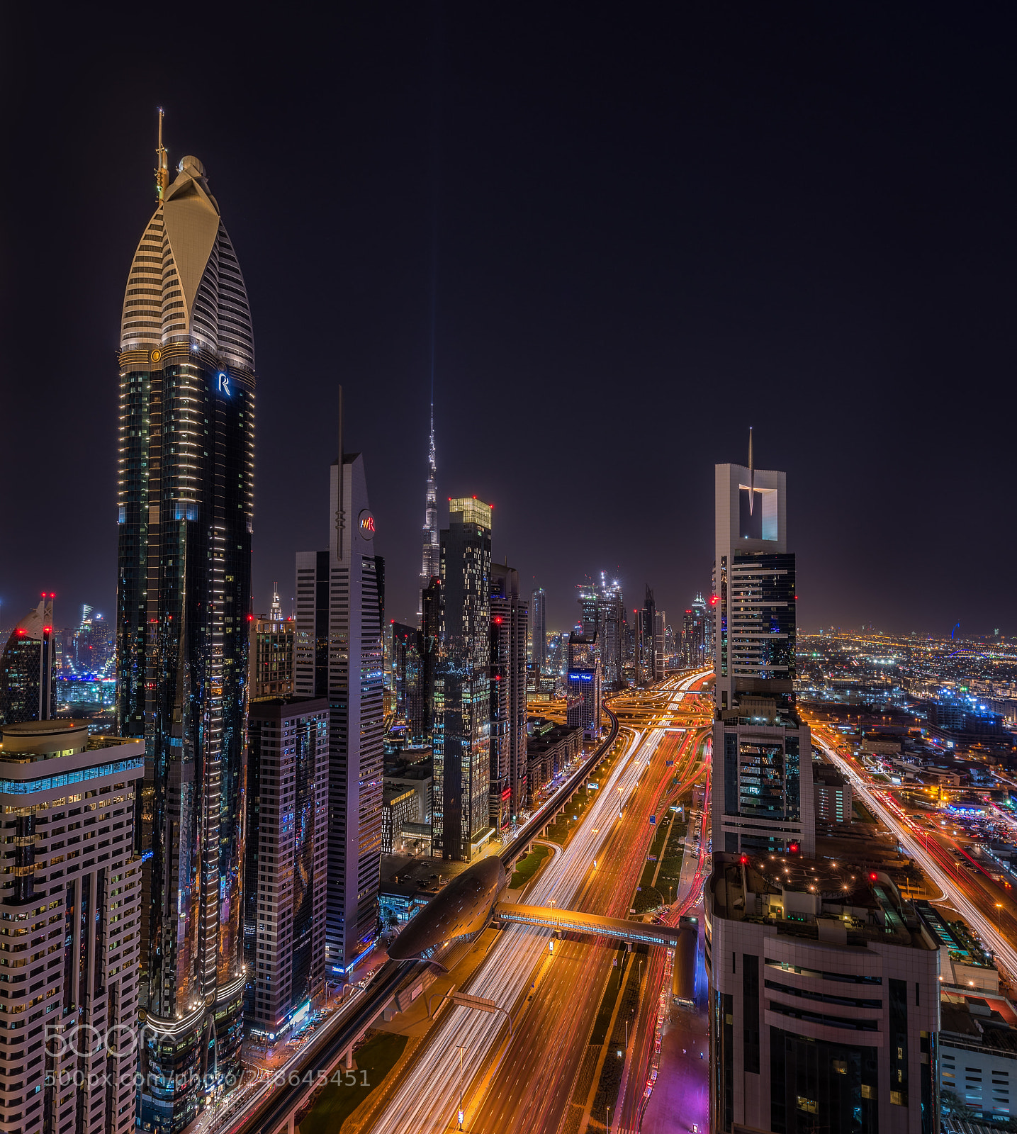 Nikon D850 sample photo. Sheikh zayed road photography
