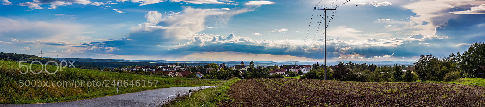 Canon EOS M10 sample photo. Bavarian landscape - late photography