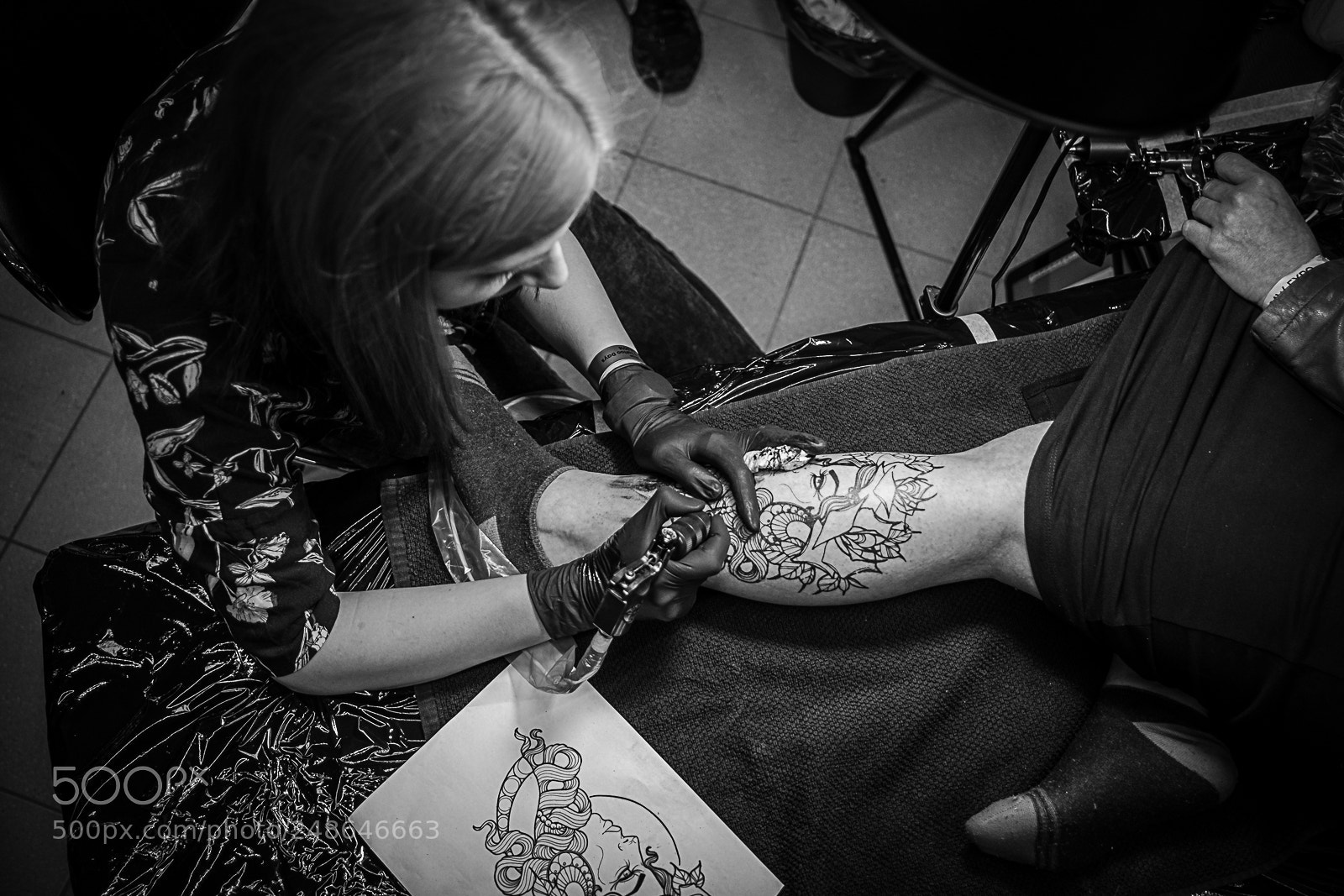 Fujifilm X-T20 sample photo. Neotraditional tattoo photography