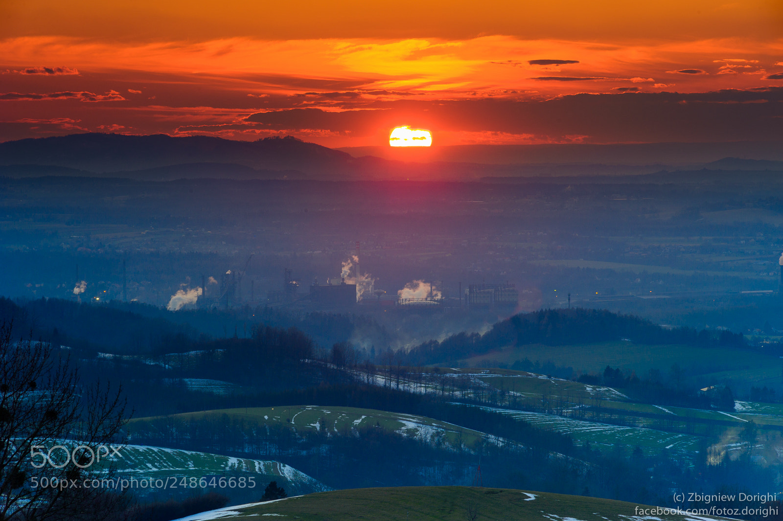 Nikon D700 sample photo. Nature vs industry photography