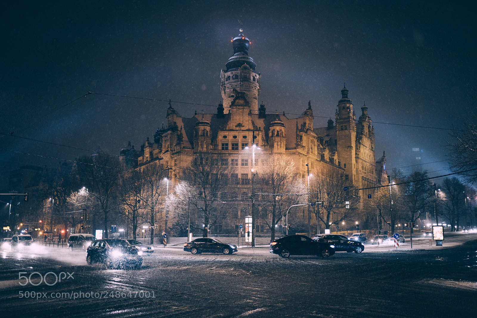 Sony a7R III sample photo. Snowstorm in leipzig photography