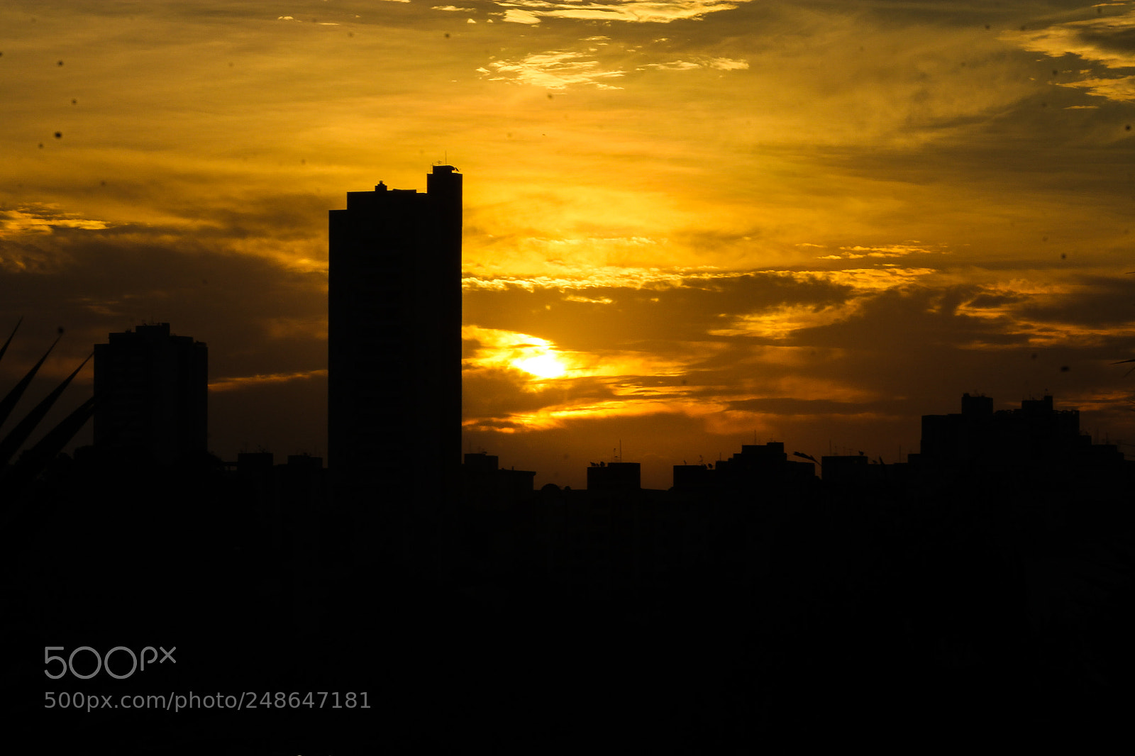Canon EOS 1100D (EOS Rebel T3 / EOS Kiss X50) sample photo. Sunset at the city photography
