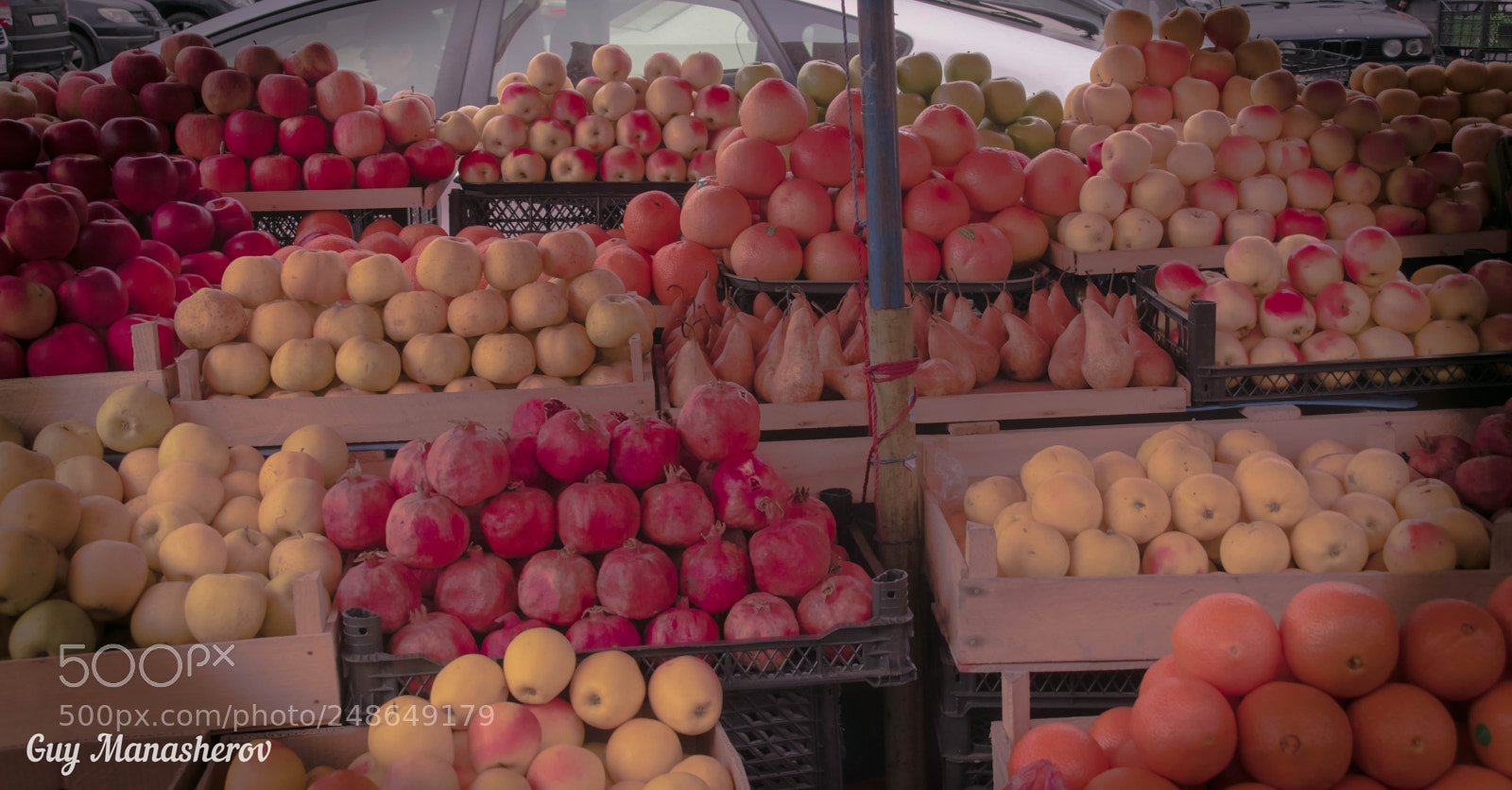 Nikon D5500 sample photo. A fruit stall in photography
