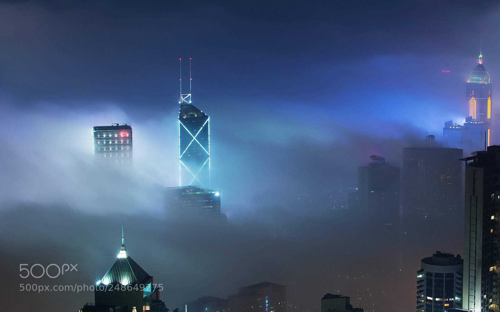 Nikon D7100 sample photo. City in the mist photography