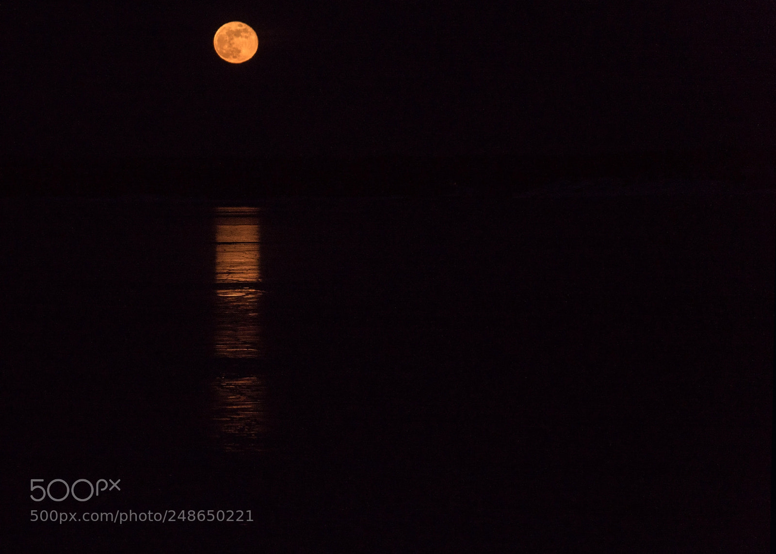 Sony a7S sample photo. Moon photography