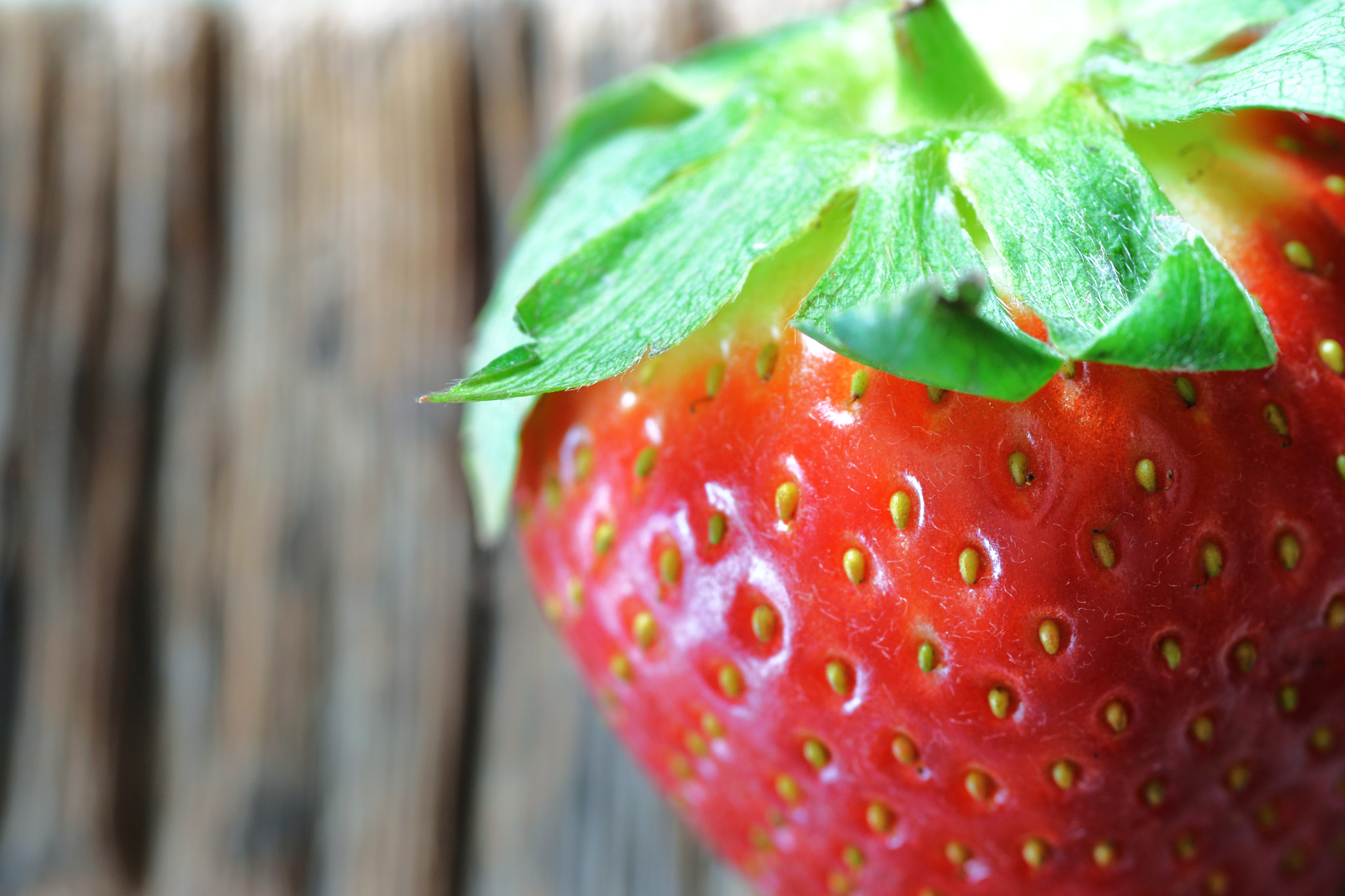 Sigma 105mm F2.8 EX DG Macro sample photo. Strawberry photography